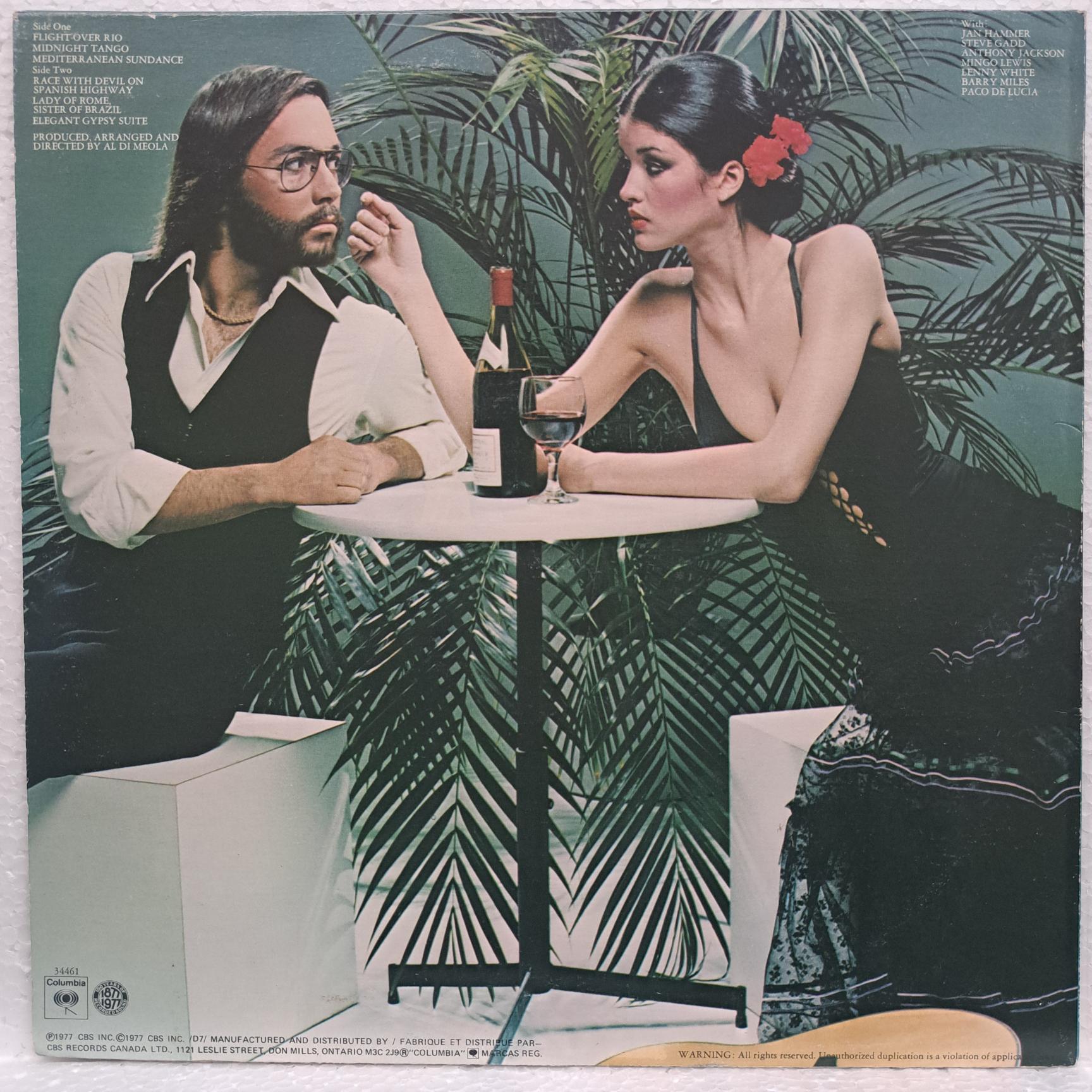 Al Di Meola – Elegant Gypsy - Disc VINIL LP VG+ - imagine 3