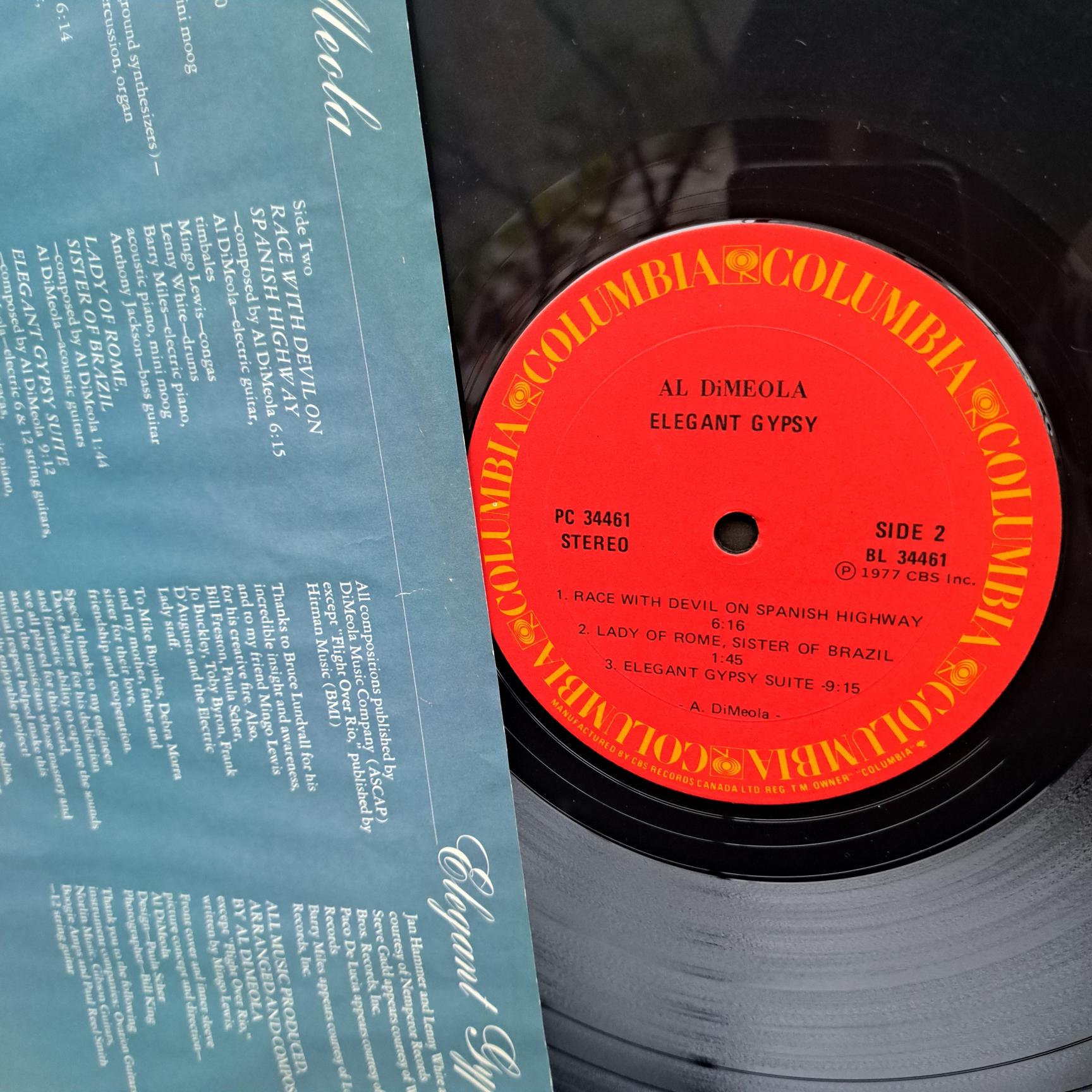 Al Di Meola – Elegant Gypsy - Disc VINIL LP VG+ - imagine 2