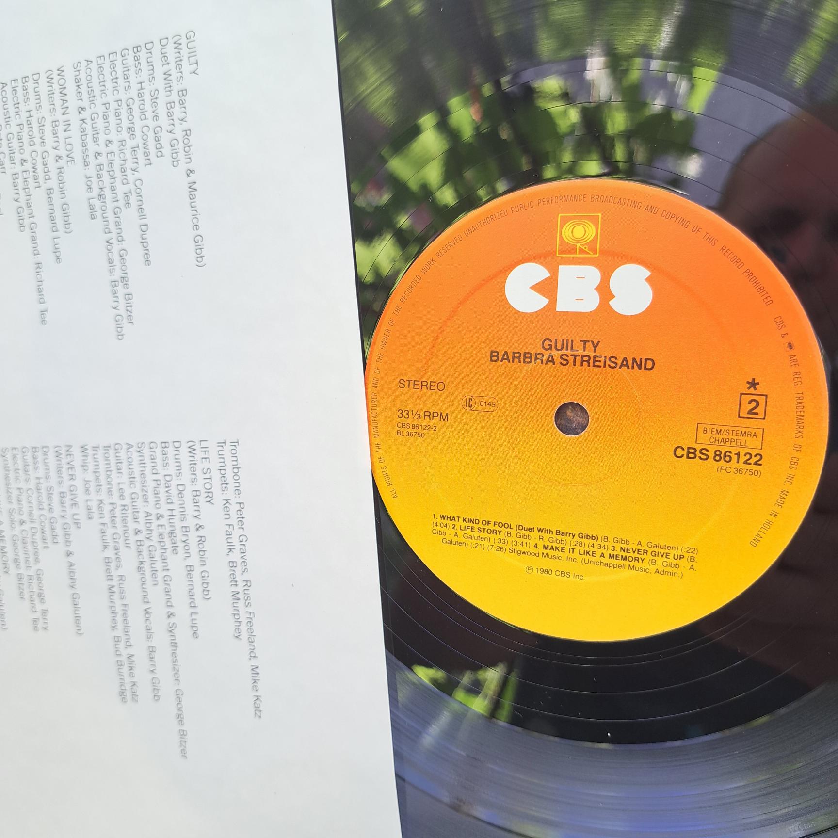 Barbara Streisand – Guilty - Disc VINIL LP VG+ - imagine 2