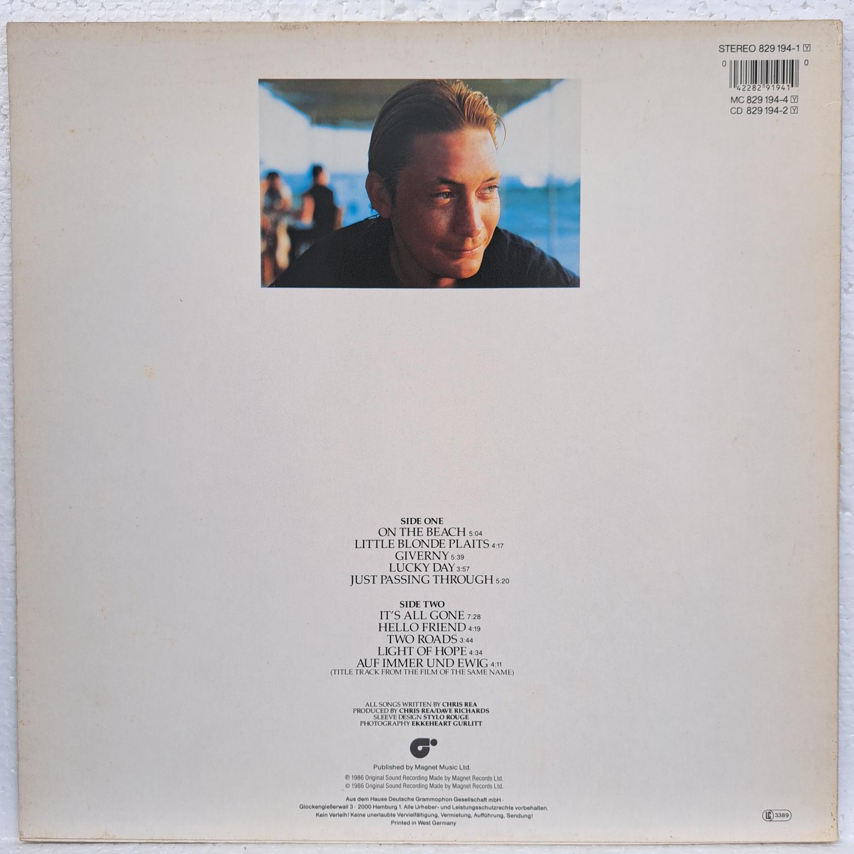 Chris Rea – On The Beach - Disc VINIL LP EX - imagine 3