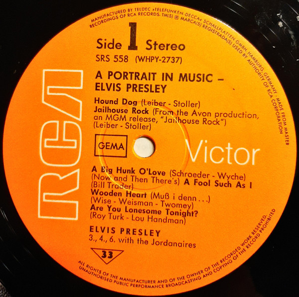 Elvis Presley – A Portrait In Music – Disc VINIL LP VG - imagine 2