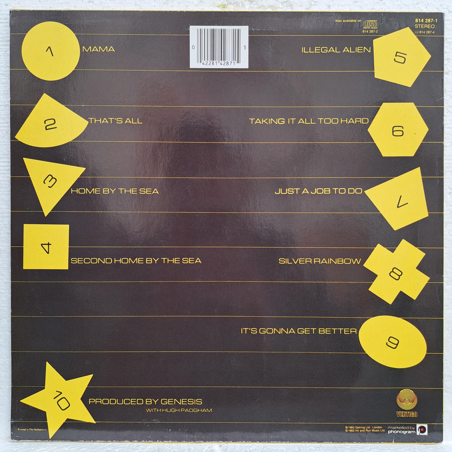Genesis – Genesis - Disc VINIL LP VG VG+ - imagine 3