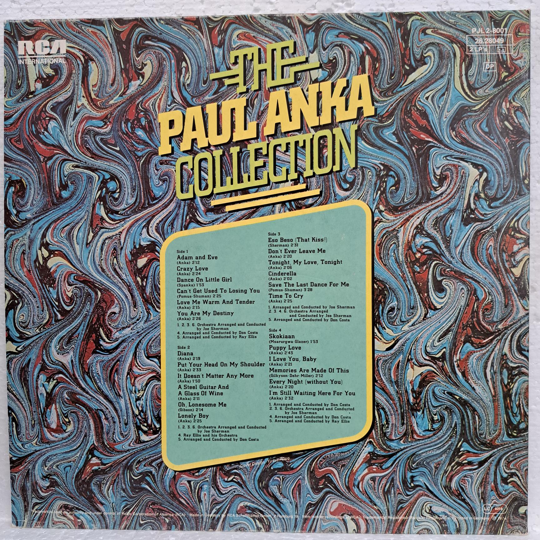 Paul Anka – The Paul Anka Collection - Disc VINIL 2LP VG VG+ - imagine 4