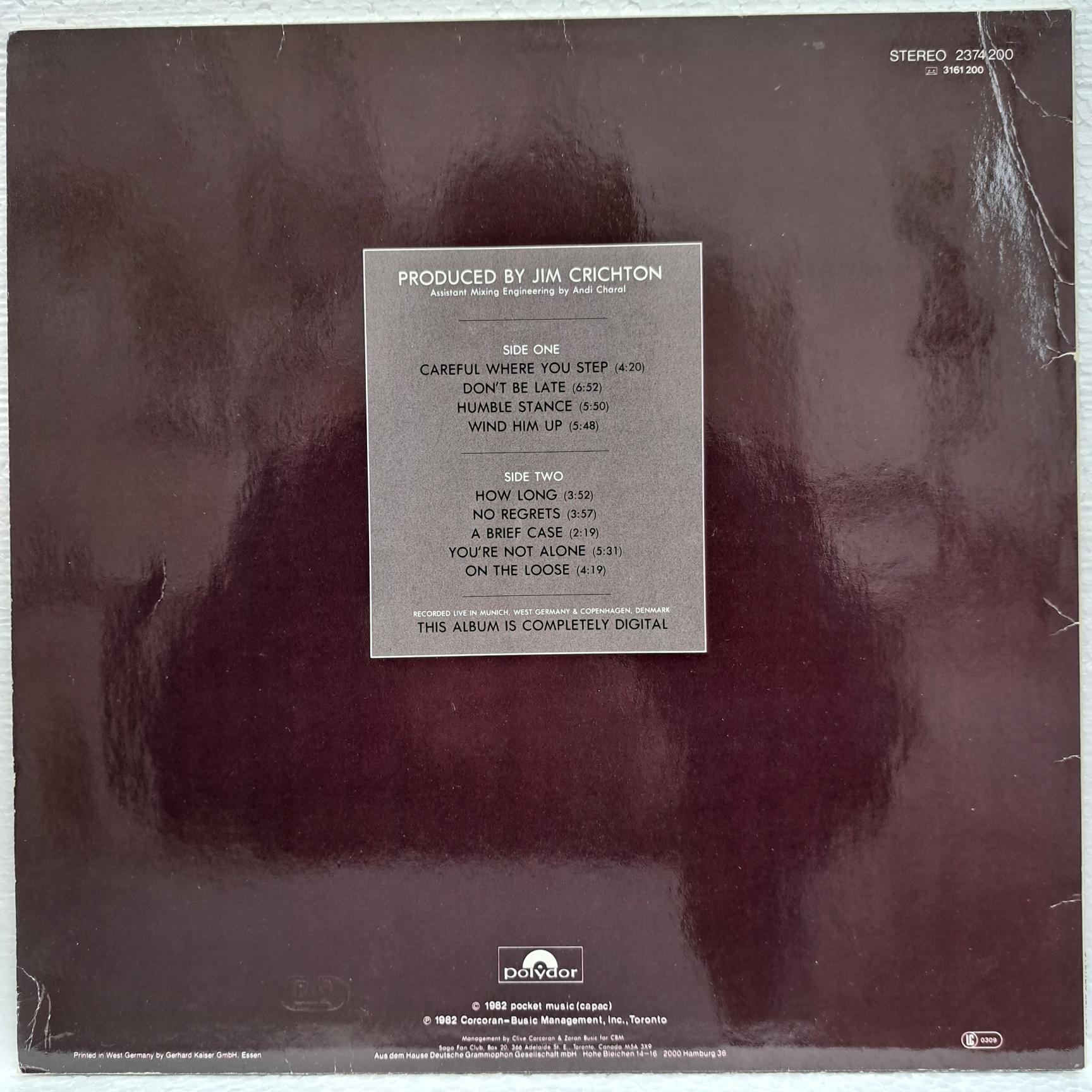 Saga – In Transit - Disc VINIL LP VG VG+ - imagine 3