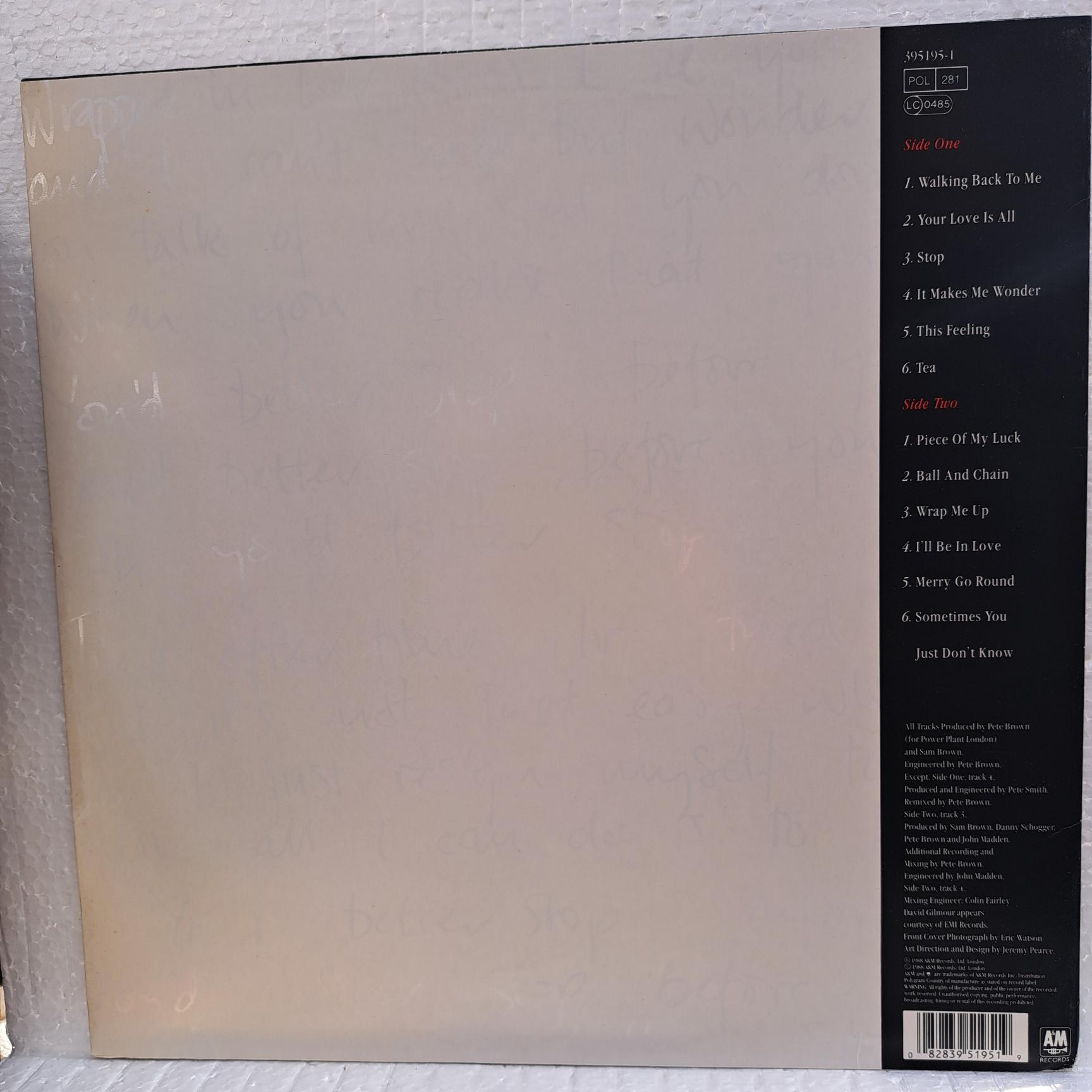 Sam Brown – Stop! - Disc VINIL LP VG VG+ - imagine 3