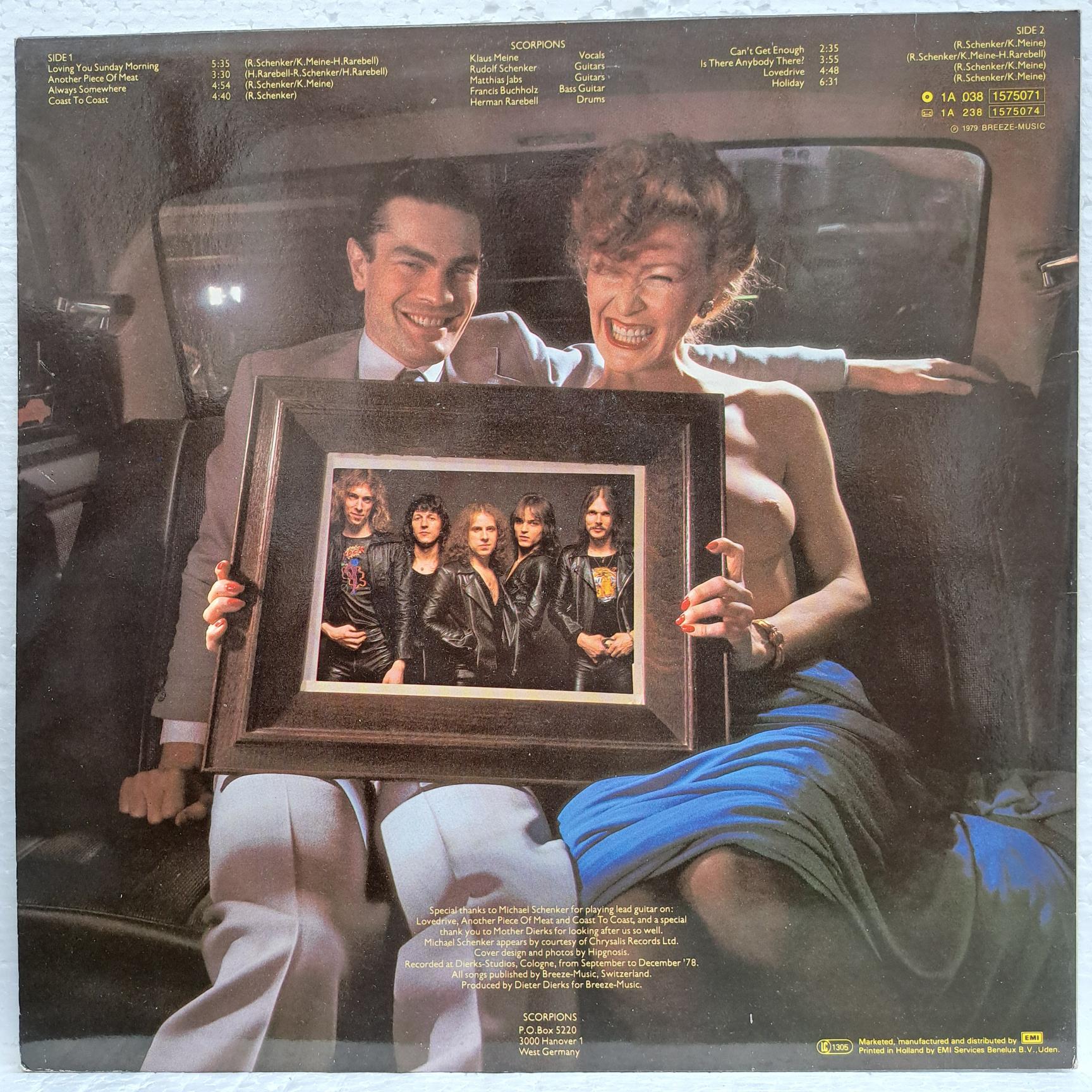 Scorpions - Lovedrive - Disc VINIL LP VG+ - imagine 2