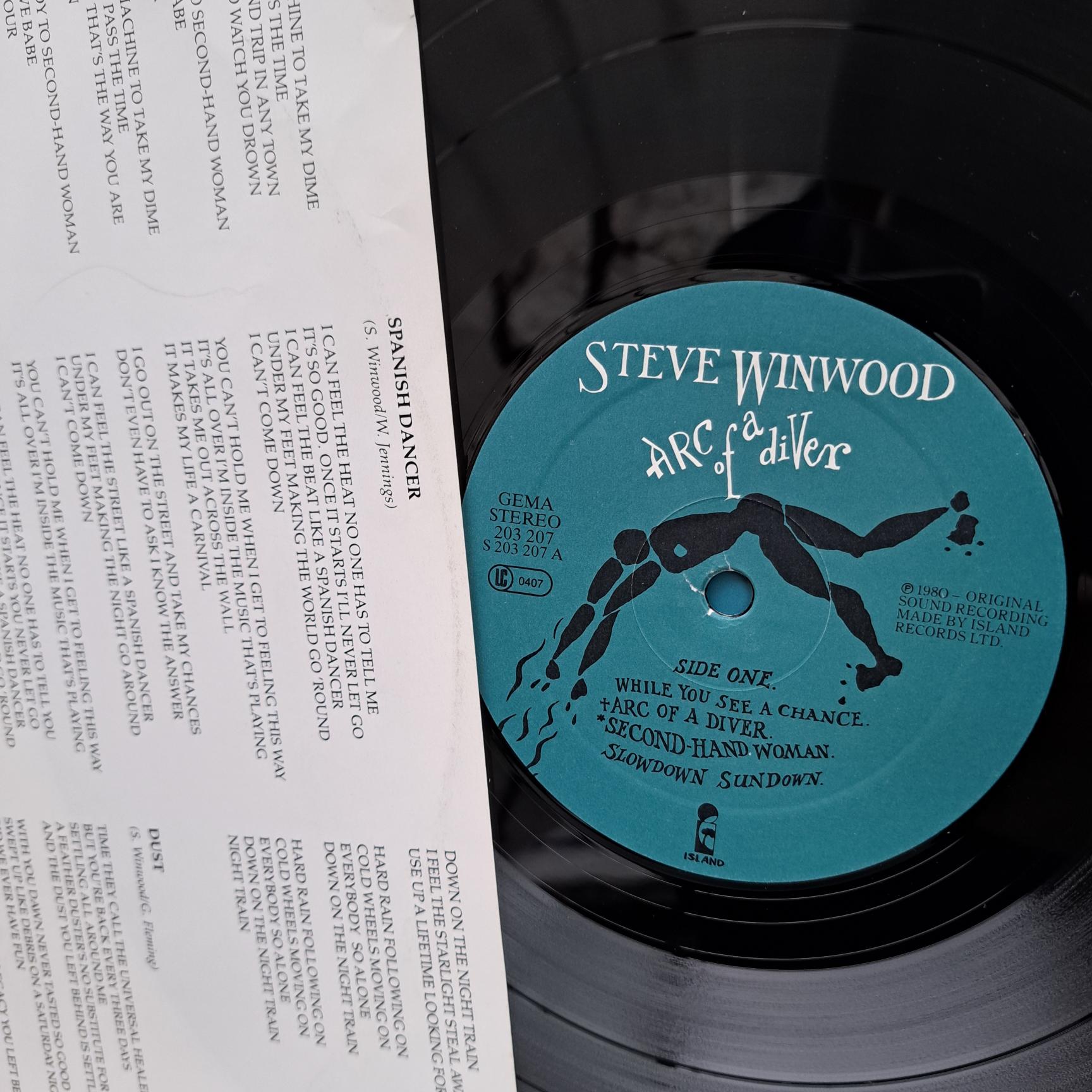 Steve Winwood – Arc Of A Diver - Disc VINIL LP VG VG+ - imagine 2
