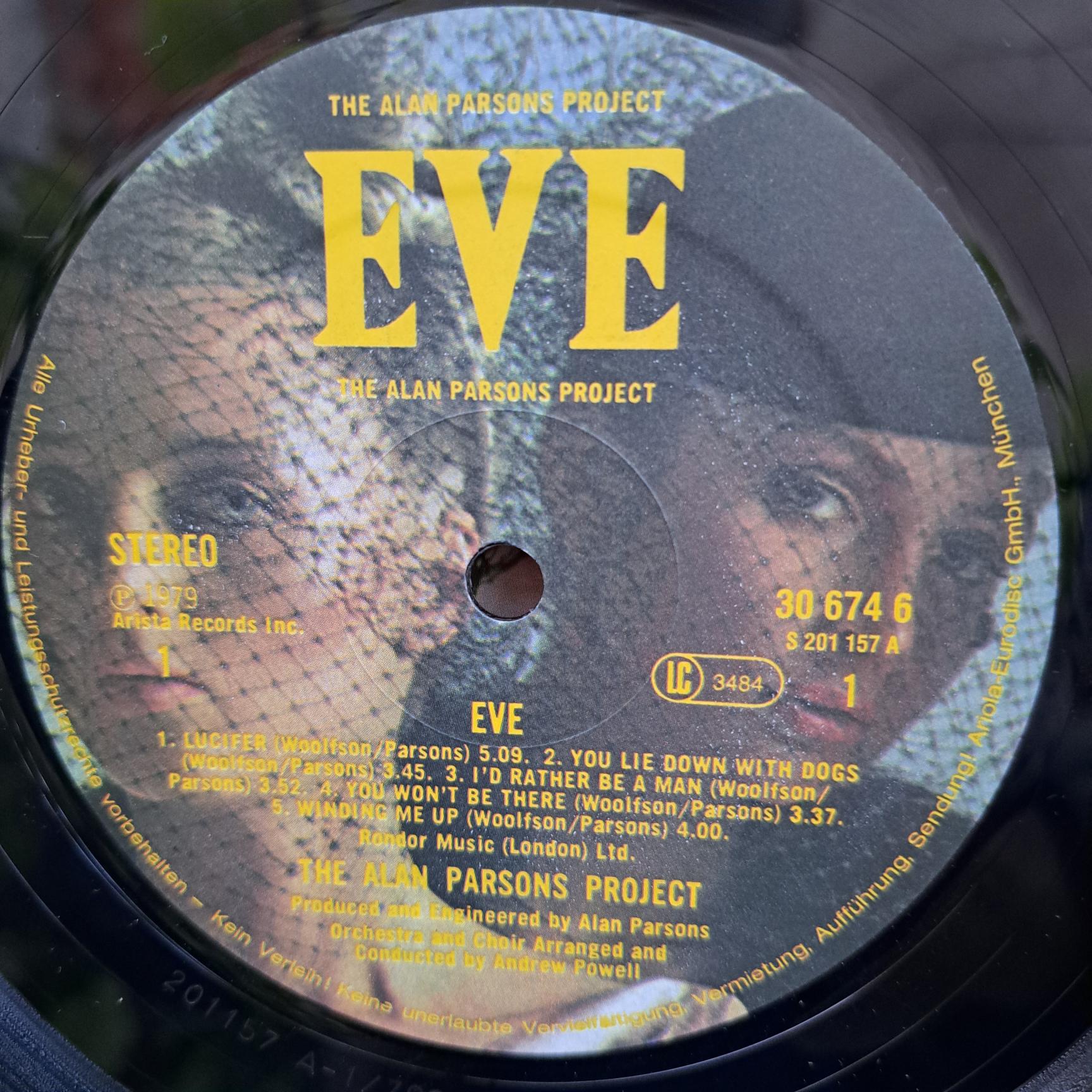 The Alan Parsons Project – Eve - Disc VINIL LP VG+ - imagine 4