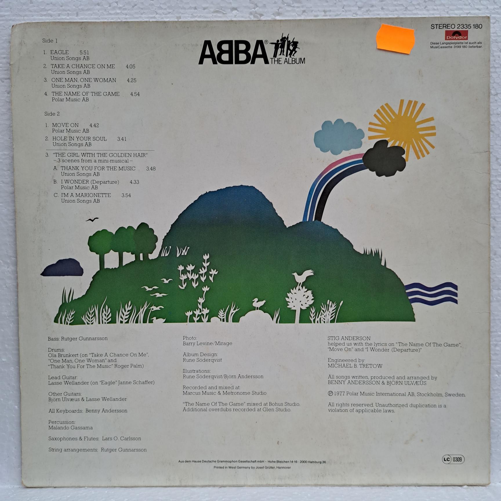 ABBA – The Album - Disc VINIL LP VG - imagine 2