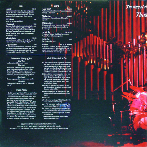 Boston – Third Stage - Disc Vinil LP VG - imagine 3