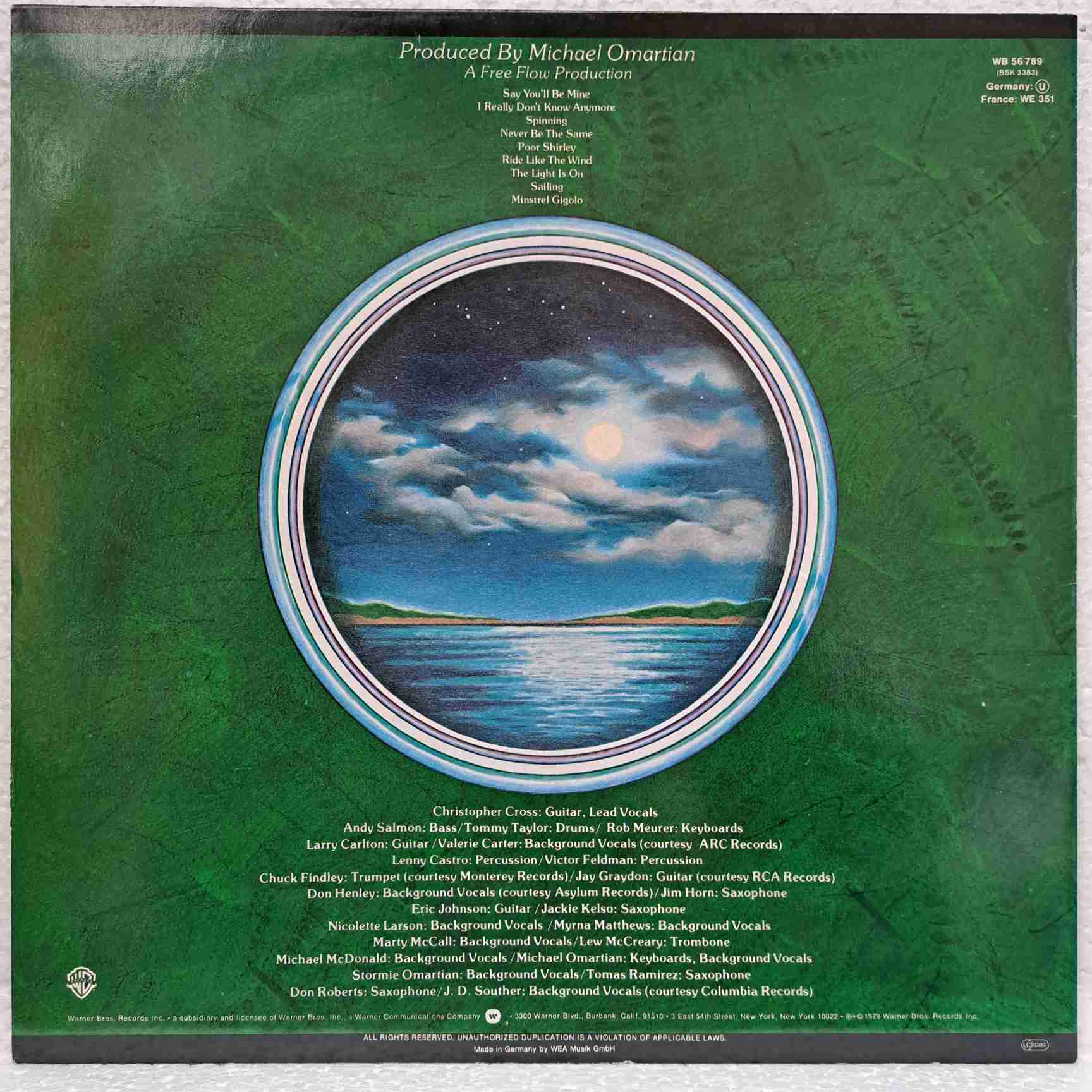 Christopher Cross – Christopher Cross - Disc VINIL LP VG+ - imagine 3