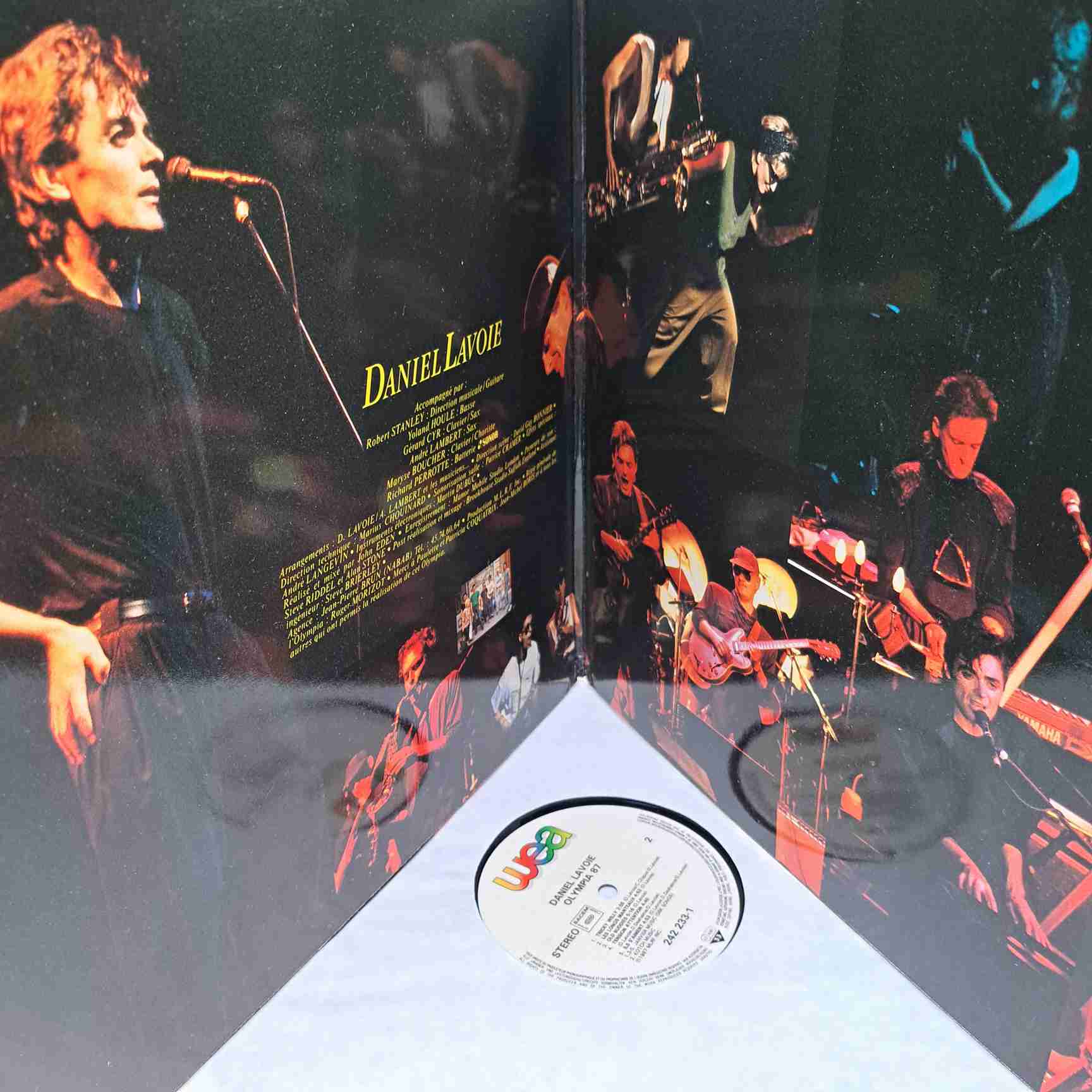 Daniel Lavoie – Olympia 87 - Disc VINIL LP VG+ - imagine 3