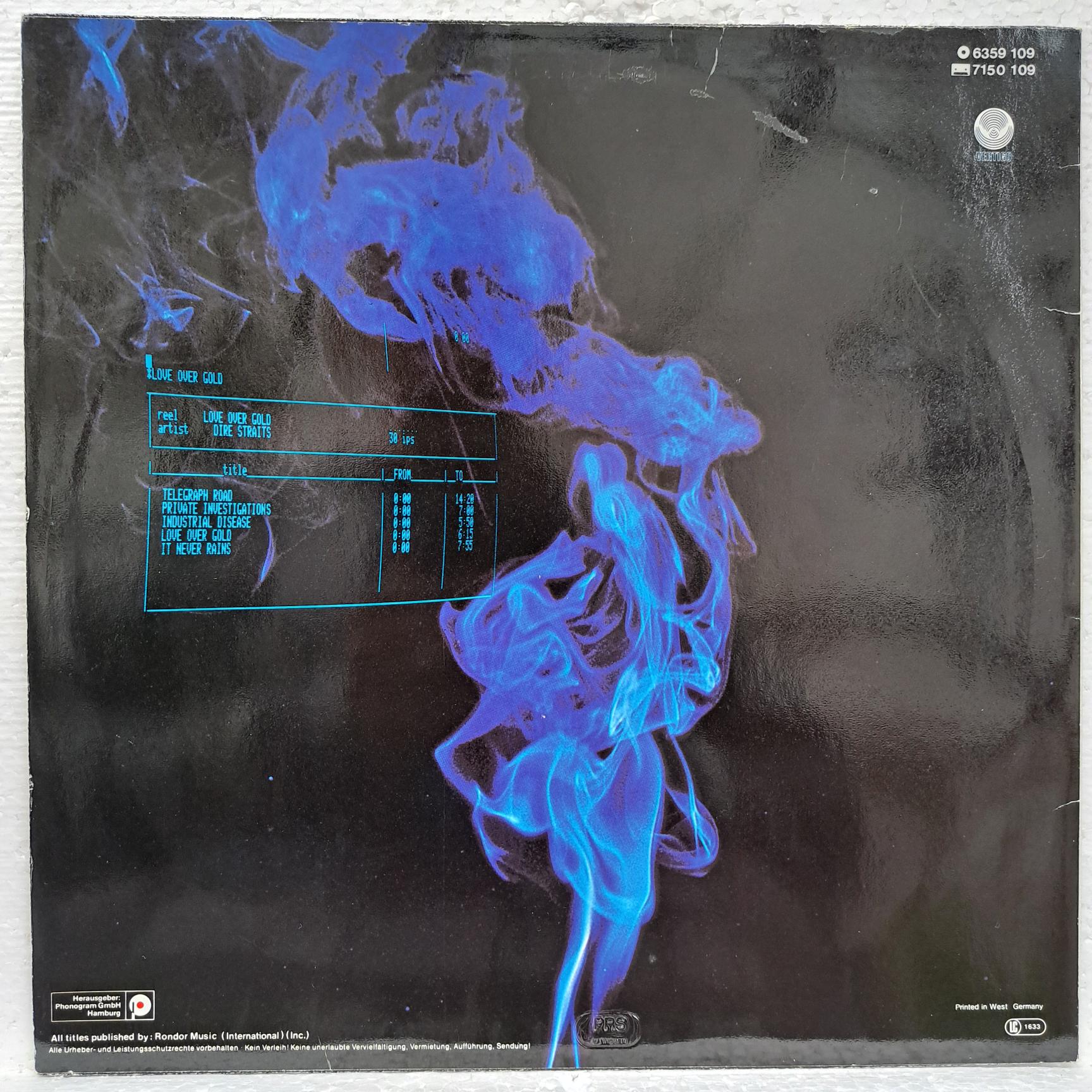 Dire Straits – Love Over Gold - Disc VINIL LP VG VG+ - imagine 3