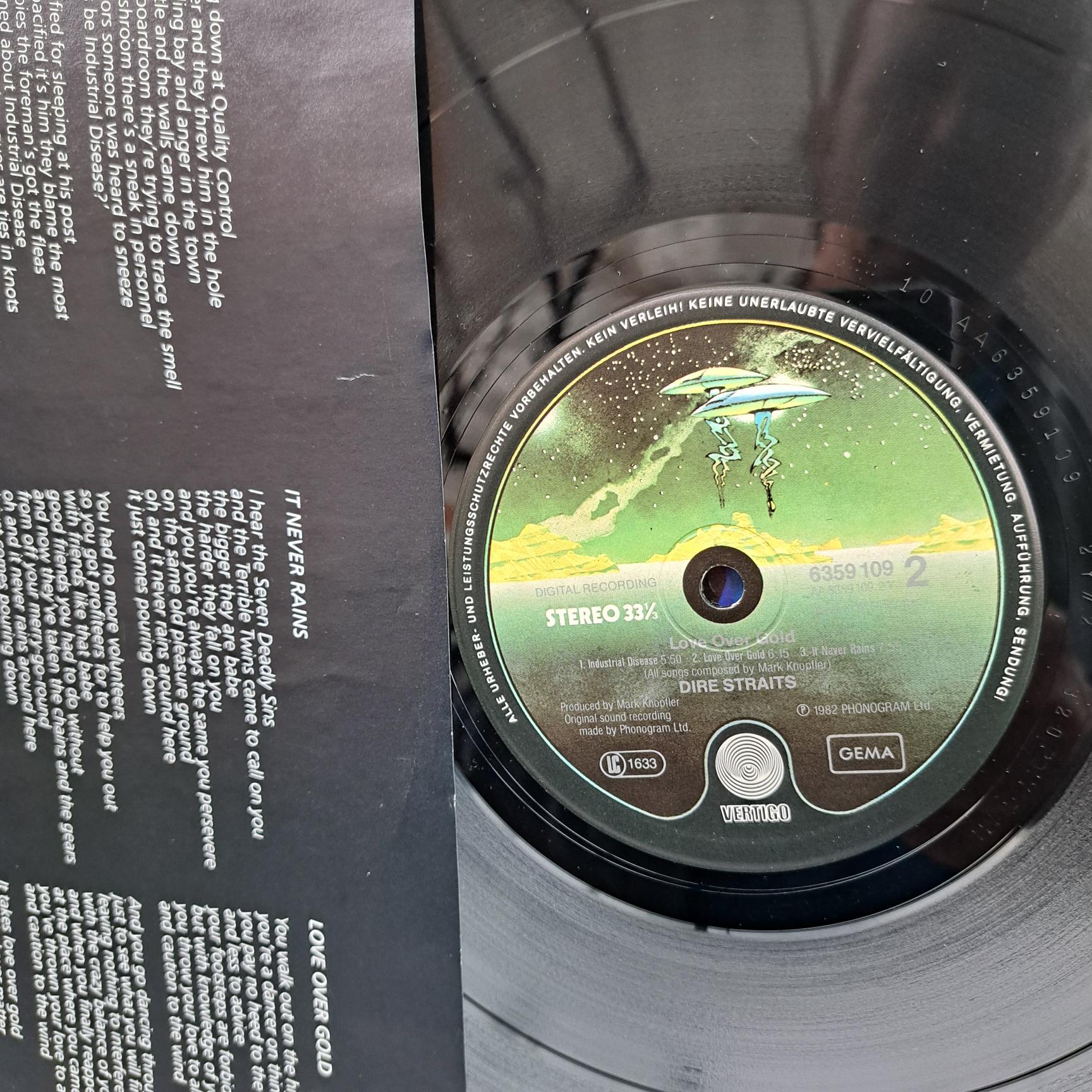 Dire Straits – Love Over Gold - Disc VINIL LP VG VG+ - imagine 2