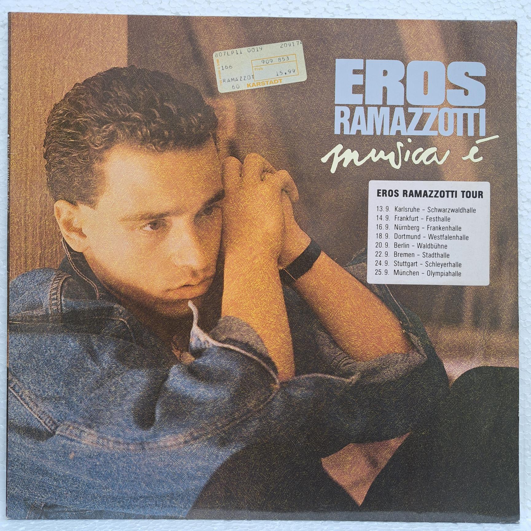 Eros Ramazzotti – Musica È - Disc VINIL LP VG VG+