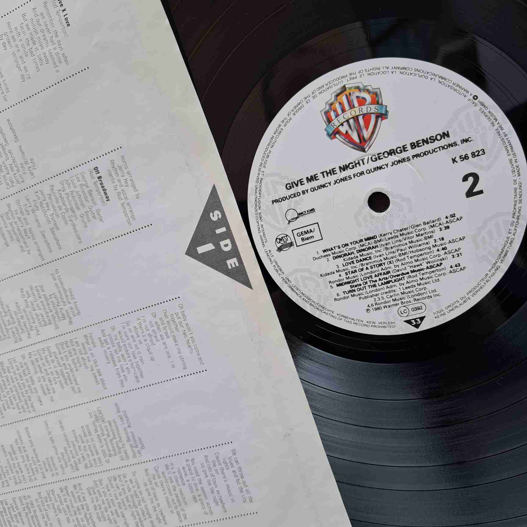 George Benson – Give Me The Night - Disc VINIL LP VG+ - imagine 2