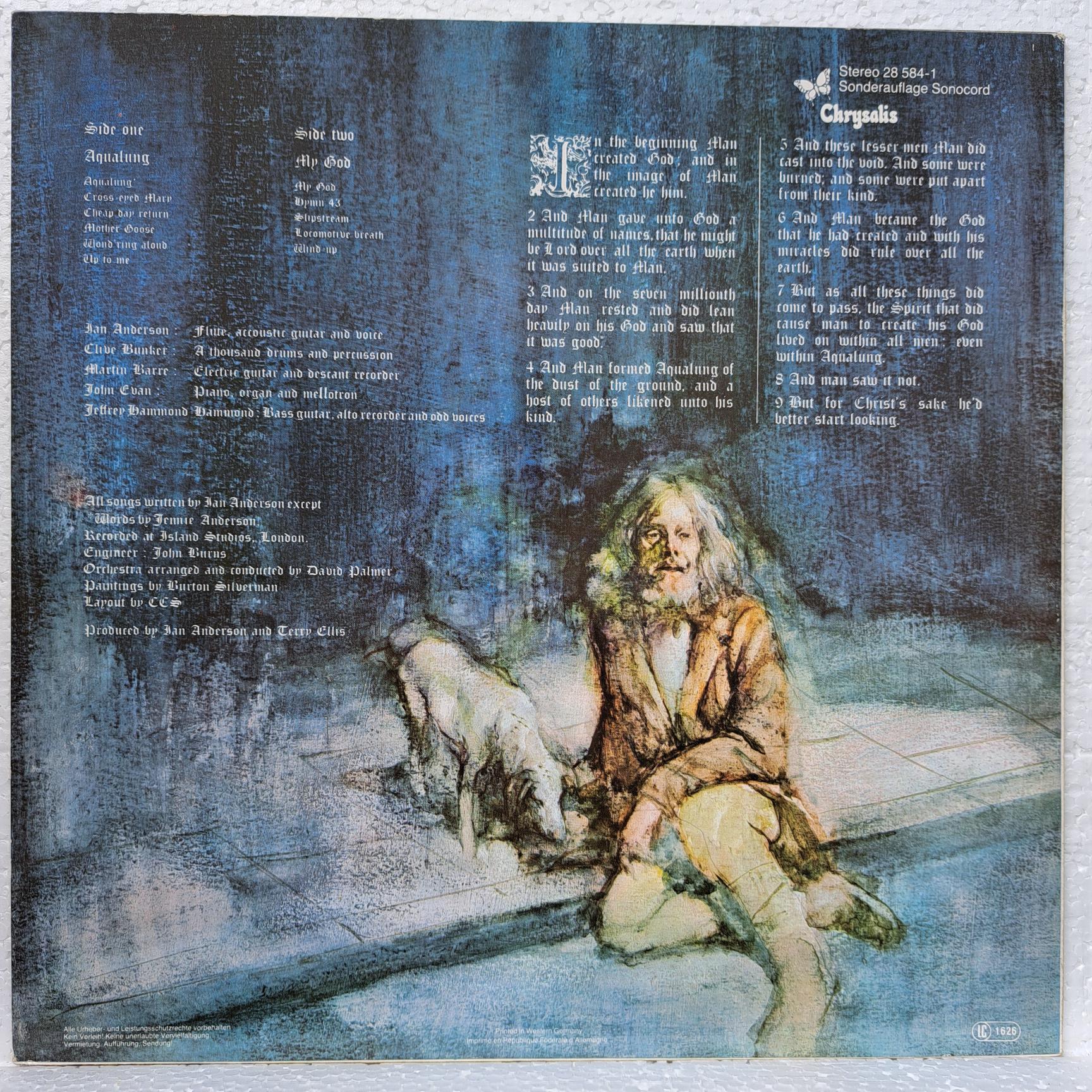 Jethro Tull – Aqualung - Disc VINIL LP VG - imagine 3