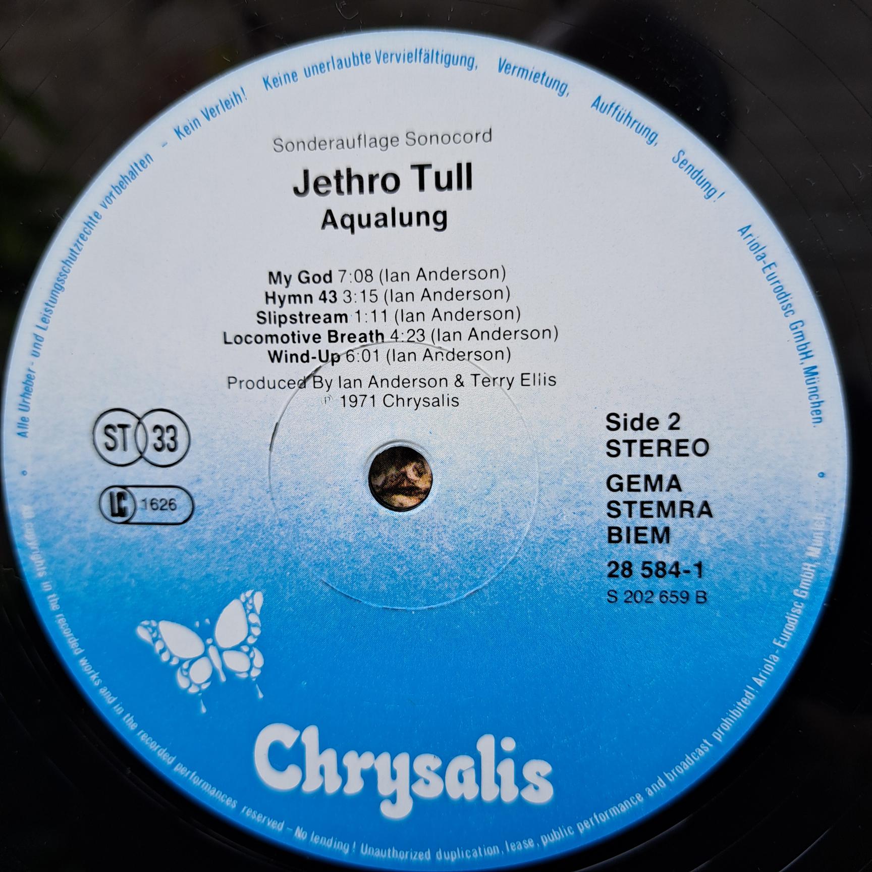 Jethro Tull – Aqualung - Disc VINIL LP VG - imagine 2