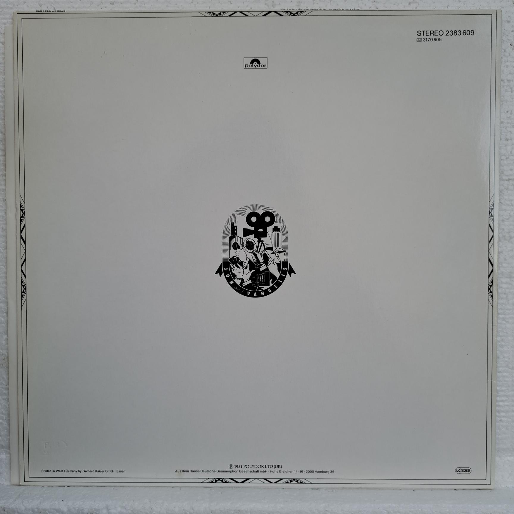 Jon & Vangelis – The Friends Of Mr. Cairo - Disc VINIL LP EX - imagine 2