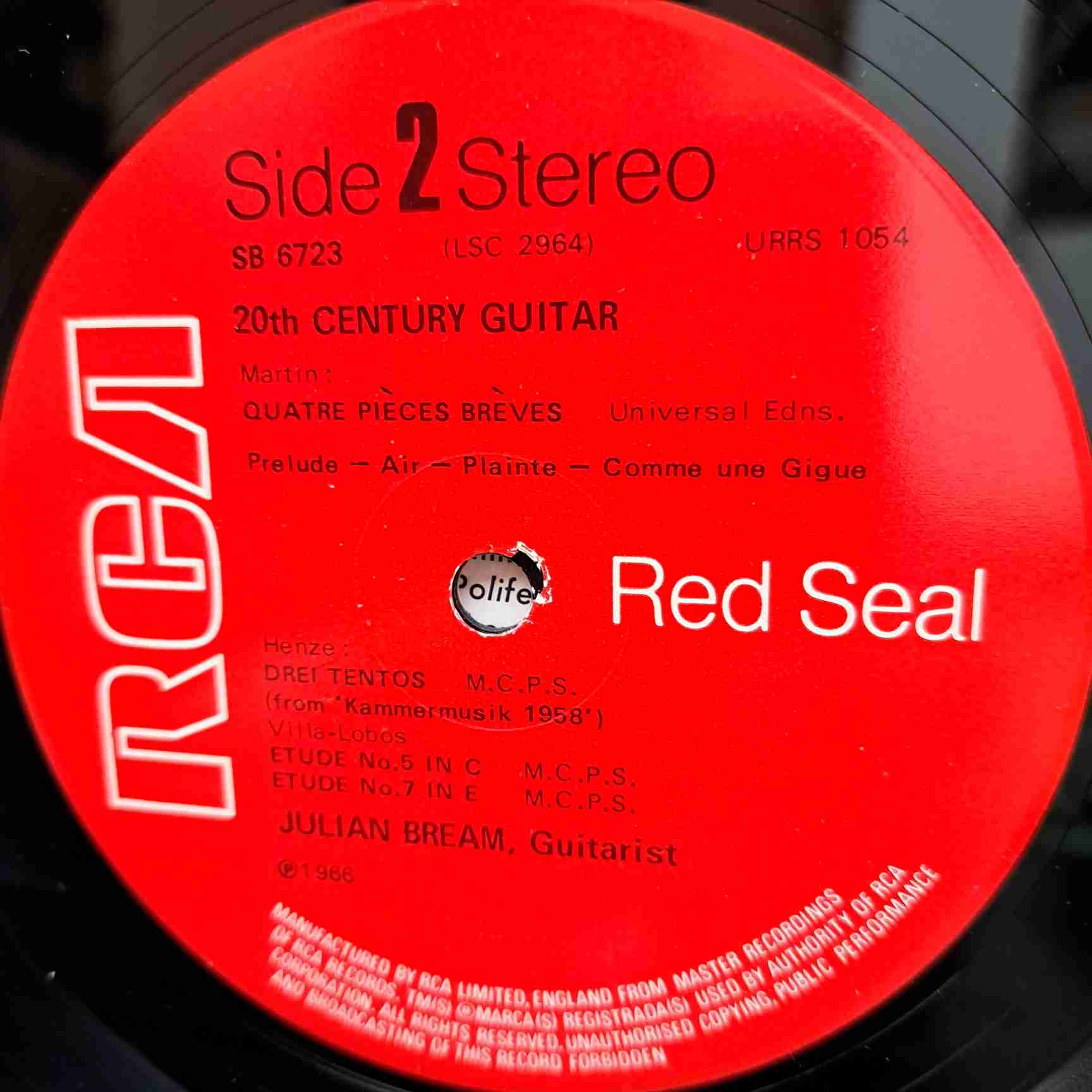Julian Bream – 20th Century Guitar - Disc VINIL LP VG VG+ - imagine 2