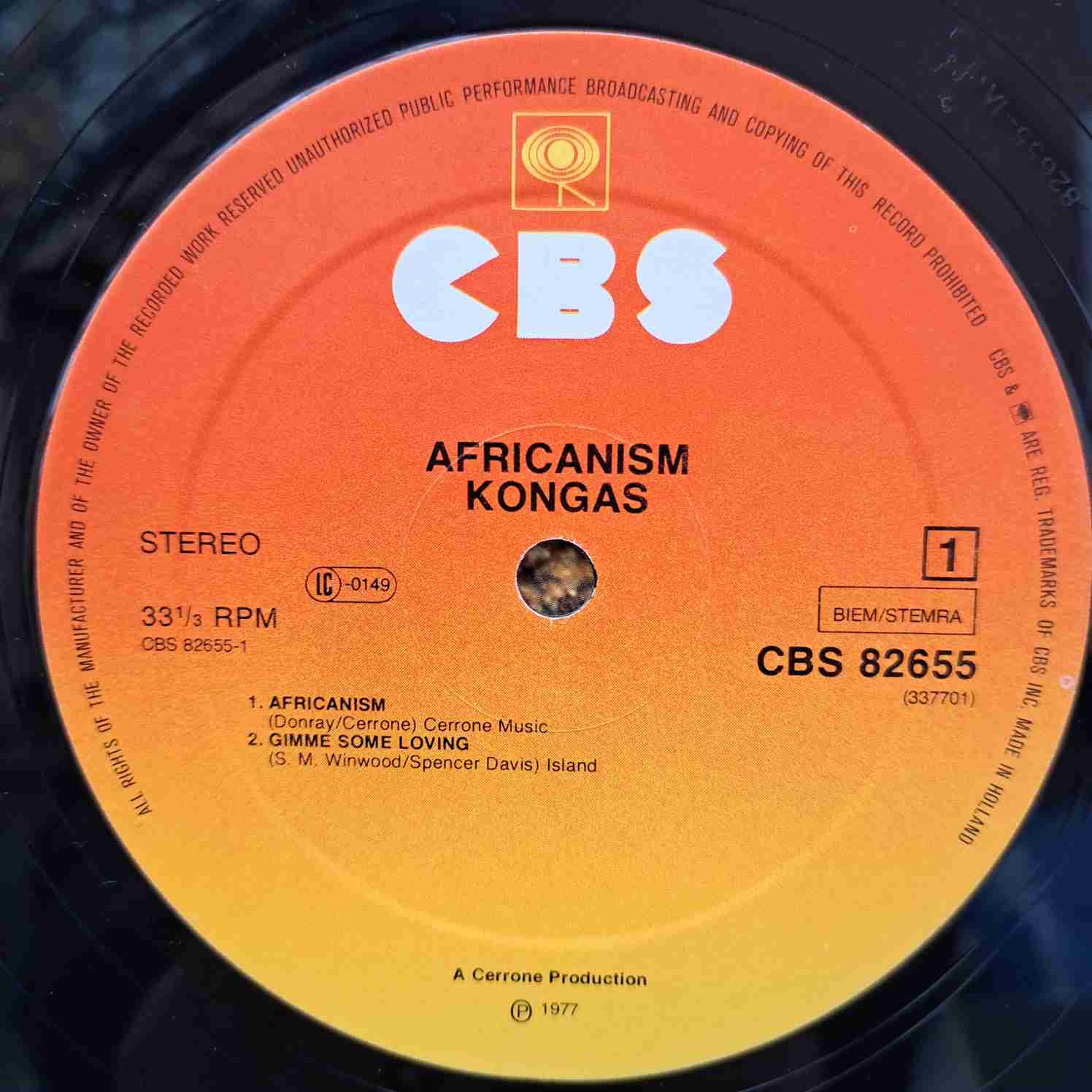 Kongas – Africanism - Disc VINIL LP VG+ - imagine 2