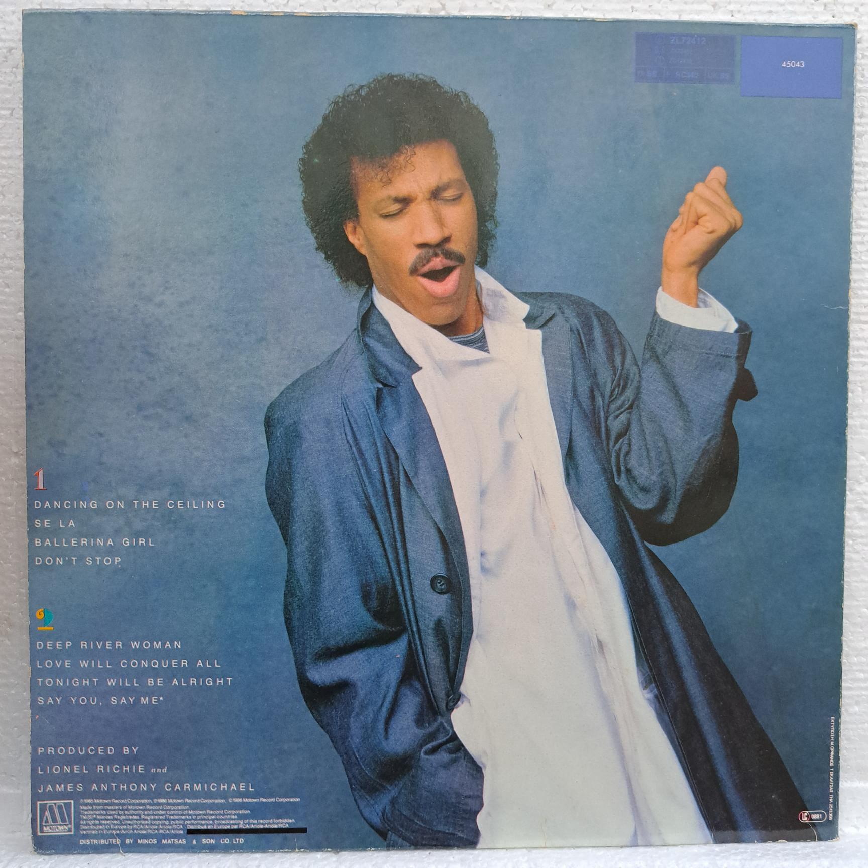 Lionel Richie – Dancing On The Ceiling - Disc VINIL LP VG+ - imagine 2