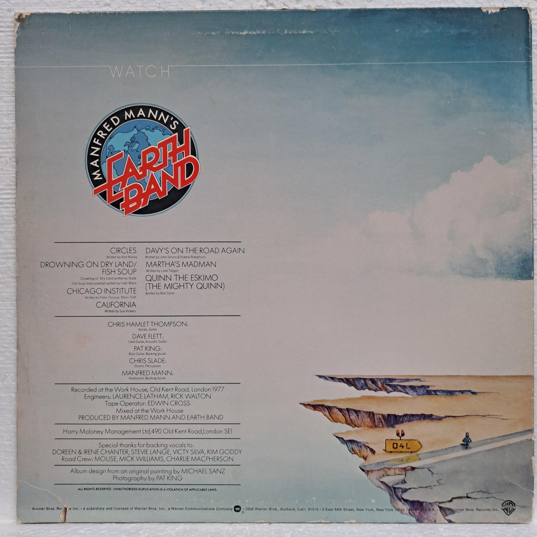 Manfred Mann’s Earth Band – Watch - Disc VINIL LP VG+ - imagine 3