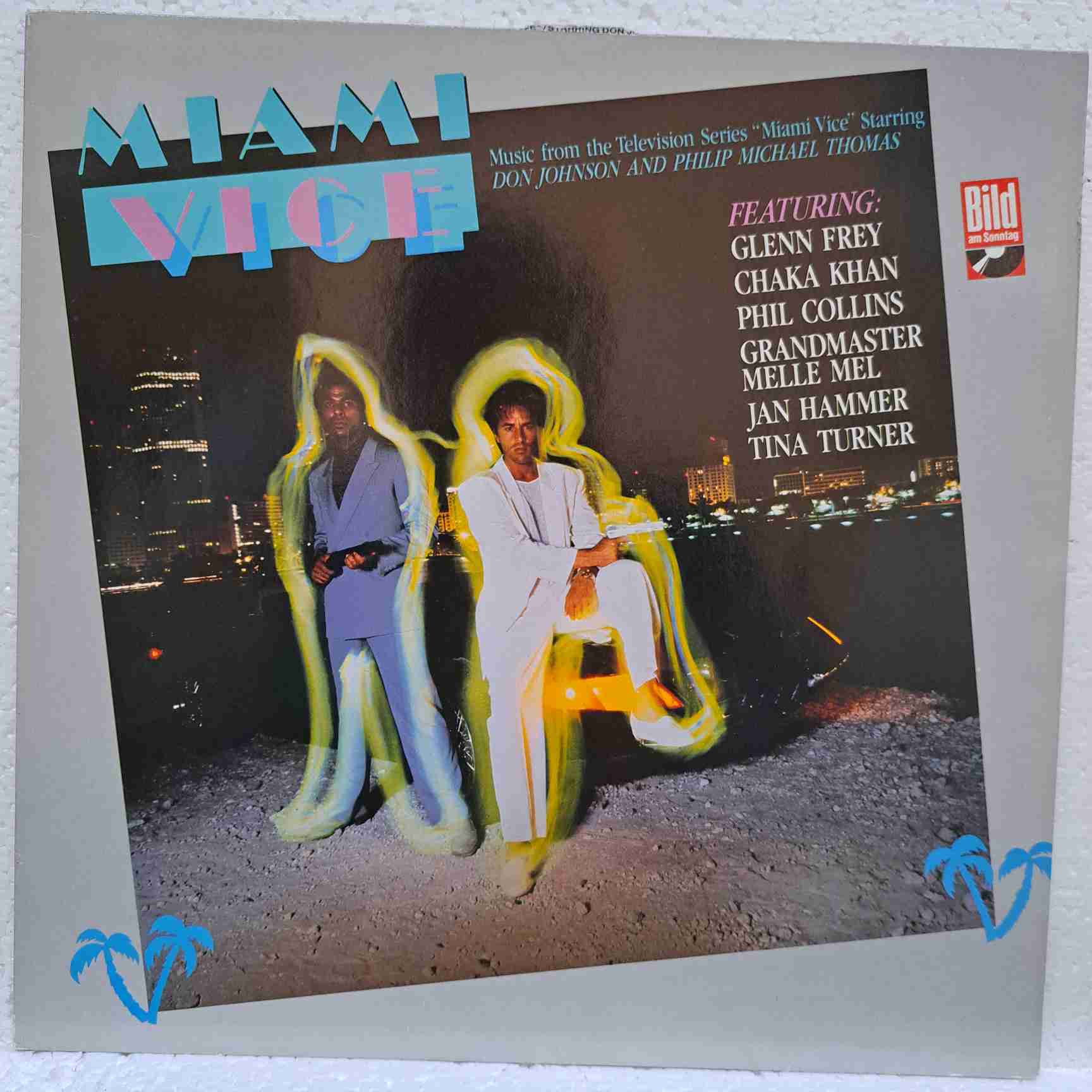 Miami Vice (Music From The Television Series) – Tina Turner, Jan Hammer, Glenn Frey, Phil Collins – Disc Vinil LP VG VG-