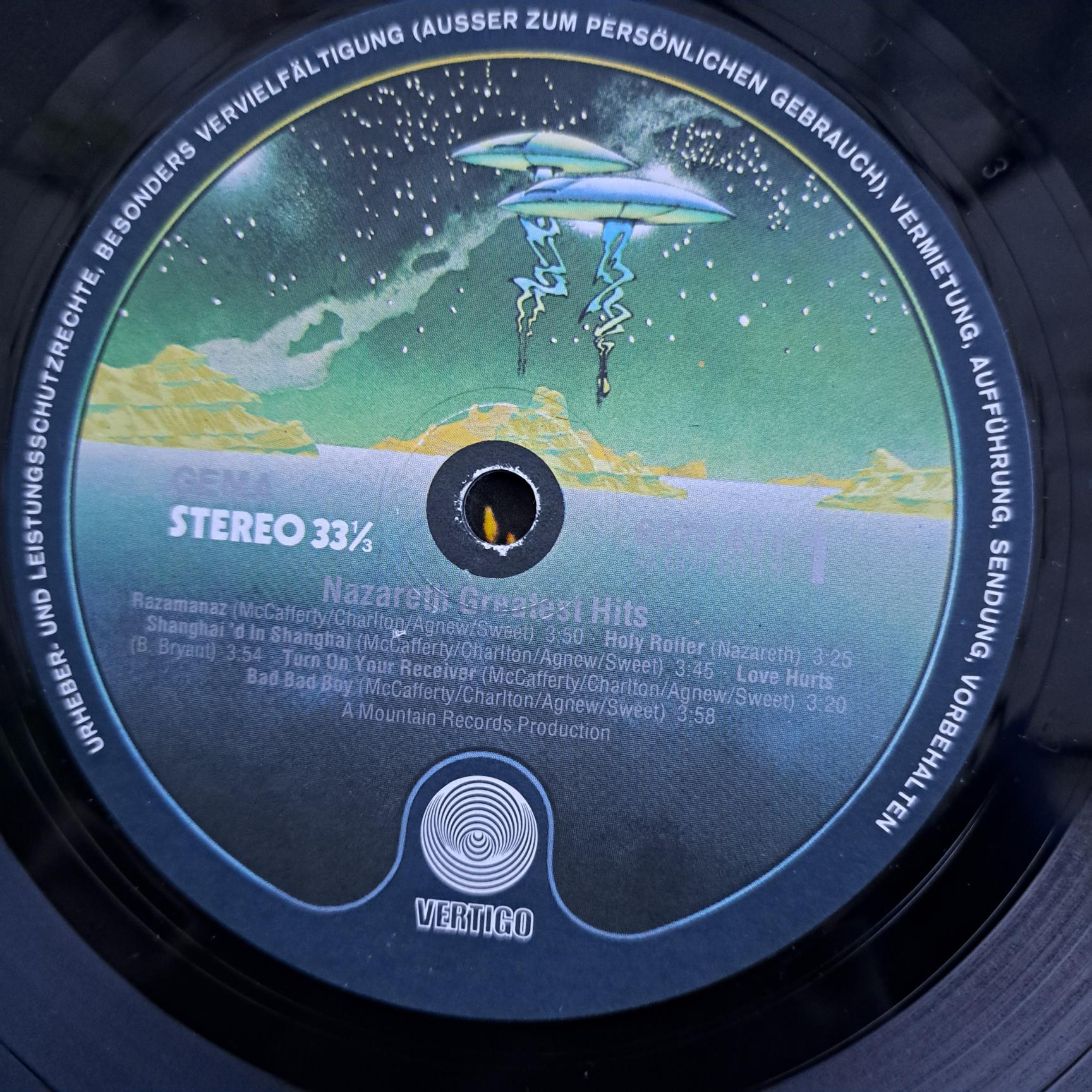 Nazareth – Greatest Hits - Disc Vinil LP VG - imagine 2