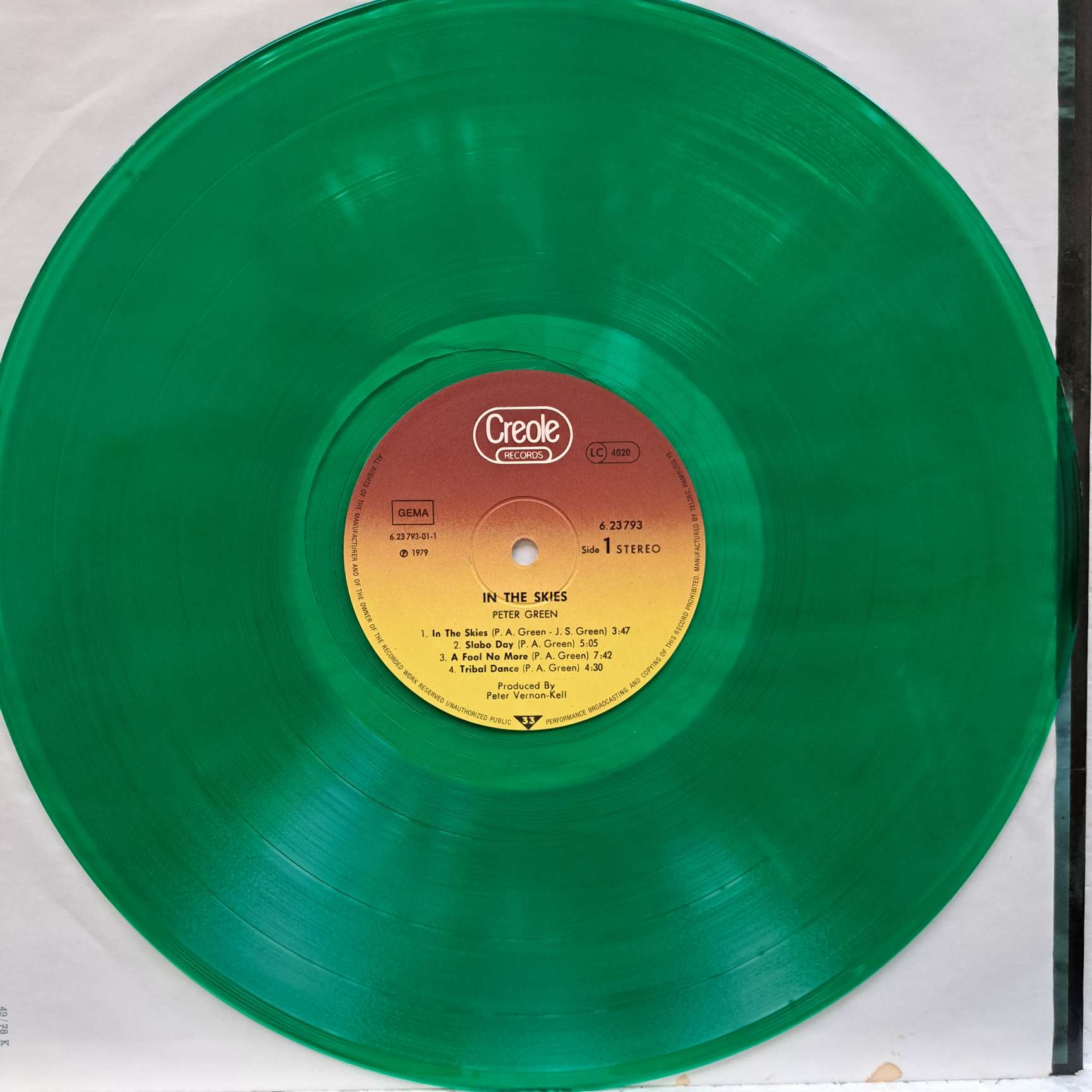 Peter Green – In The Skies - Disc VINIL LP VG VG+ - imagine 2