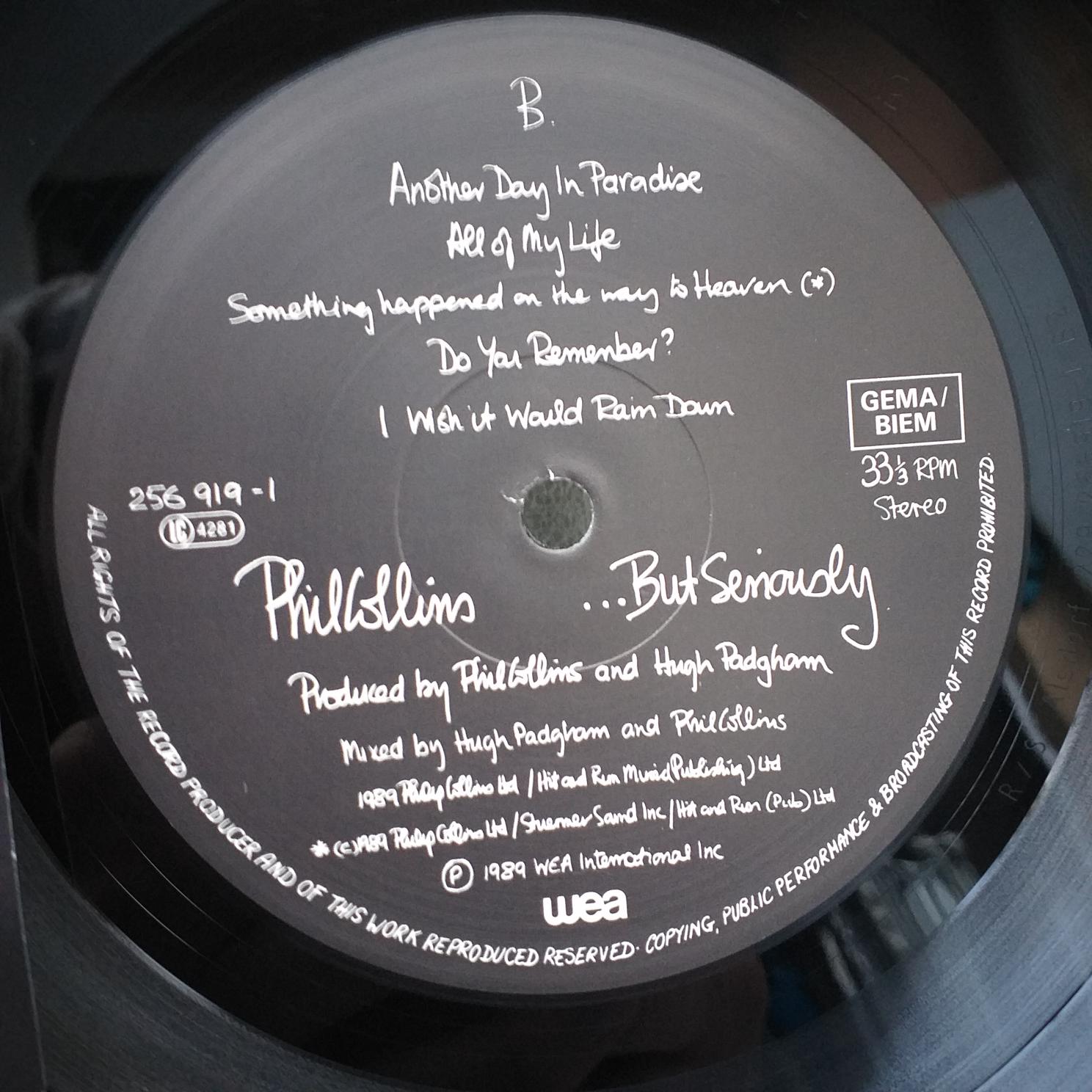 Phil Collins – ...But Seriously - Disc VINIL LP VG+ - imagine 3