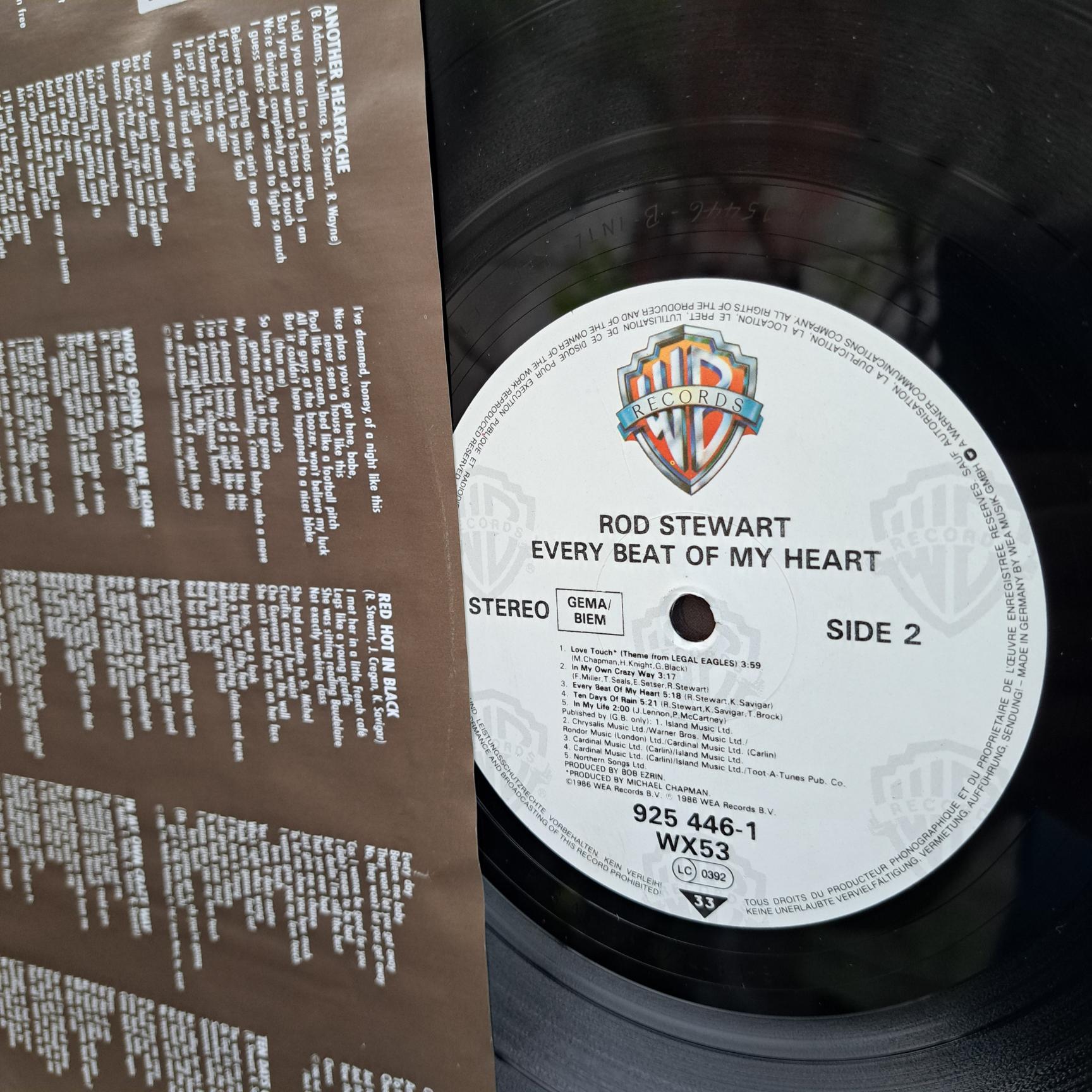 Rod Stewart – Every Beat Of My Heart - Disc Vinil LP VG - imagine 2