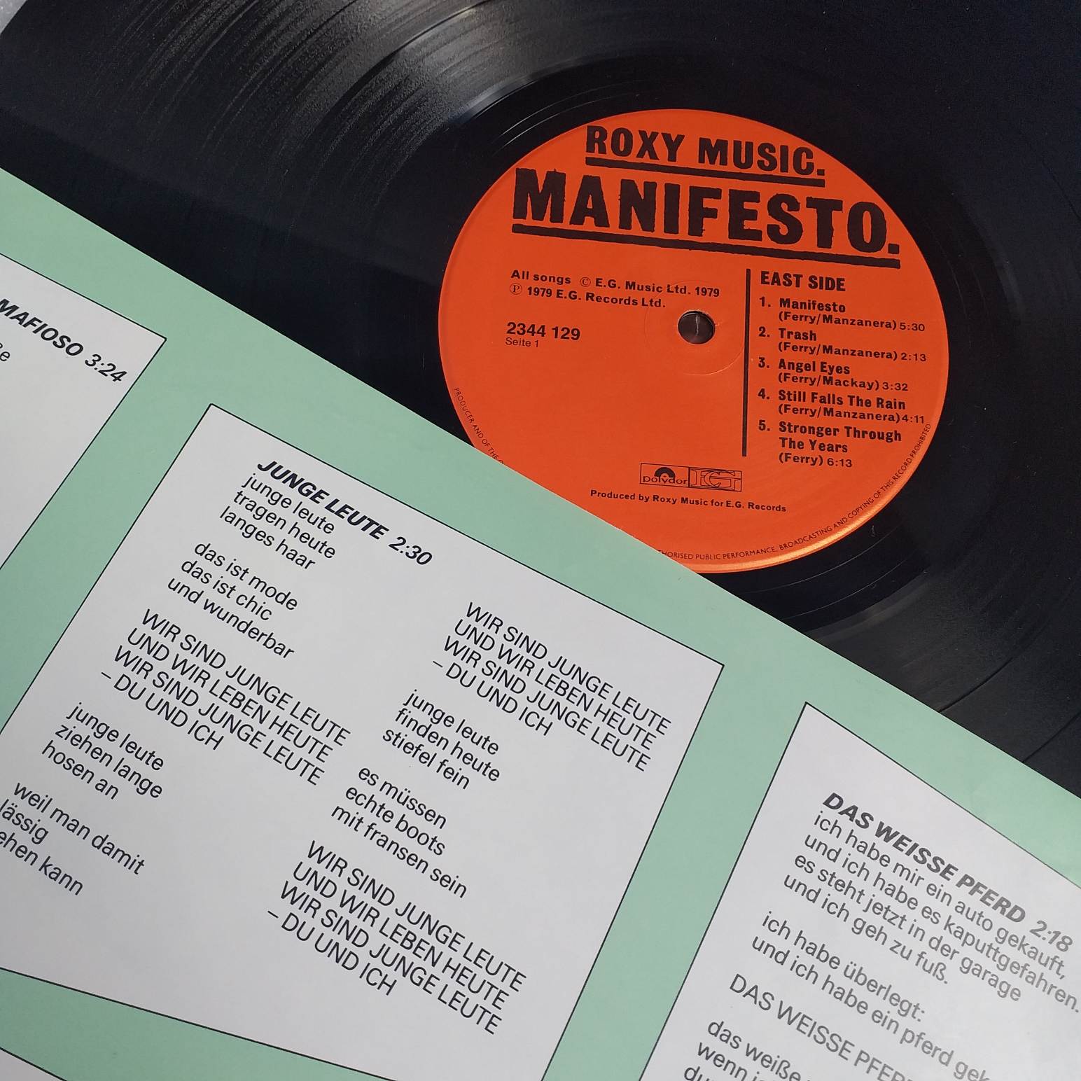 Roxy Music – Manifesto - Disc Vinil LP VG VG+ - imagine 2