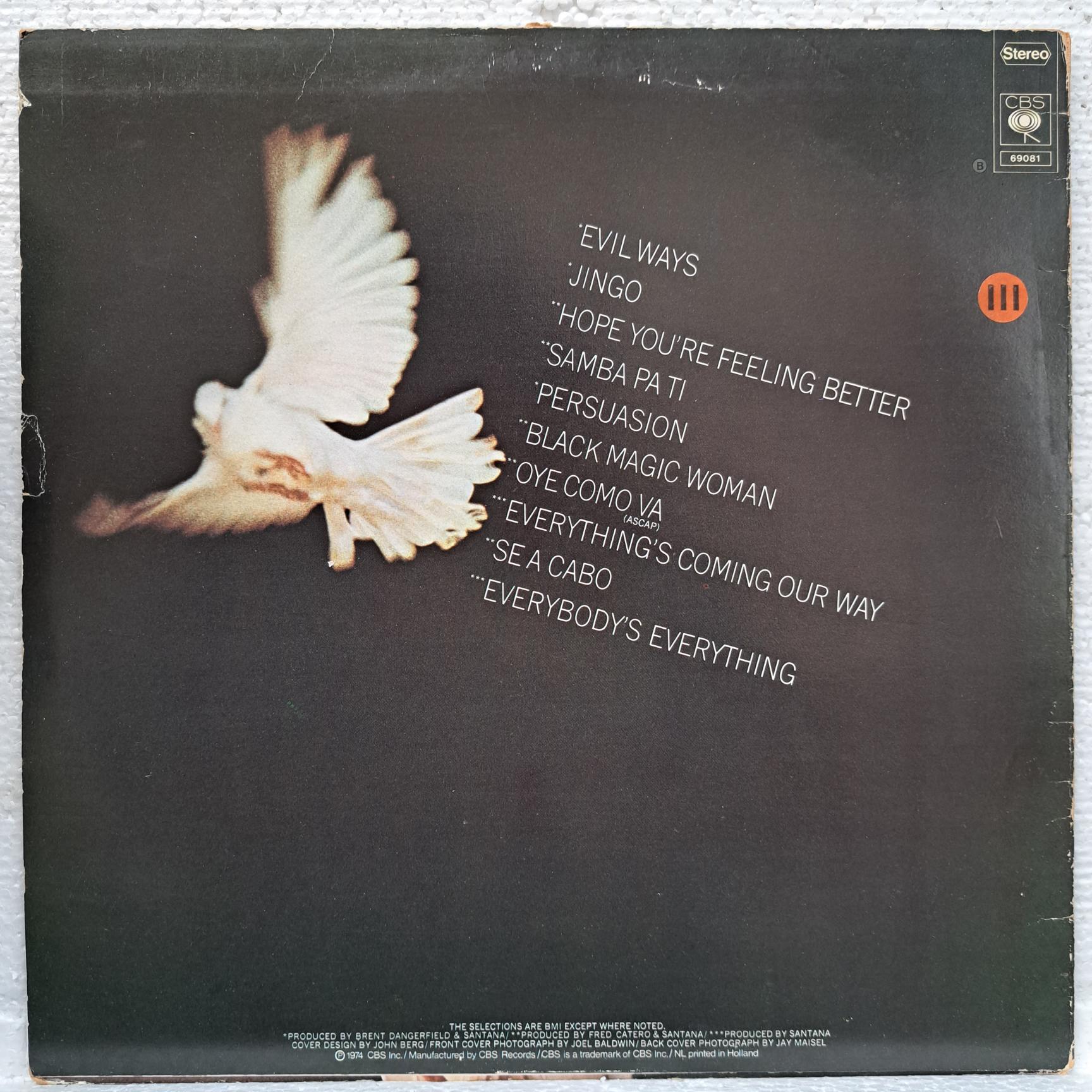 Santana – Santana’s Greatest Hits - Disc VINIL LP VG+ - imagine 3