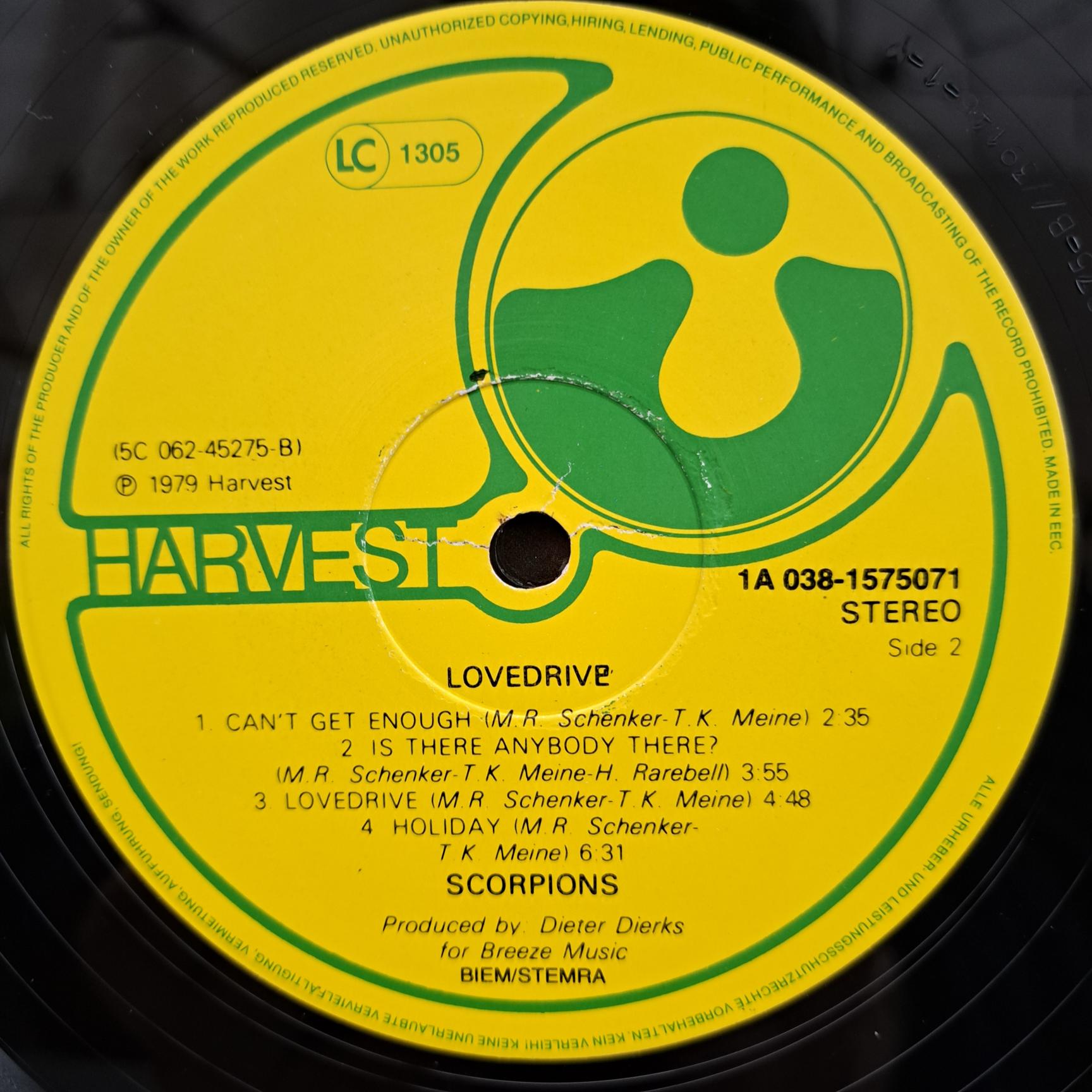 Scorpions - Lovedrive - Disc VINIL LP VG+ - imagine 2