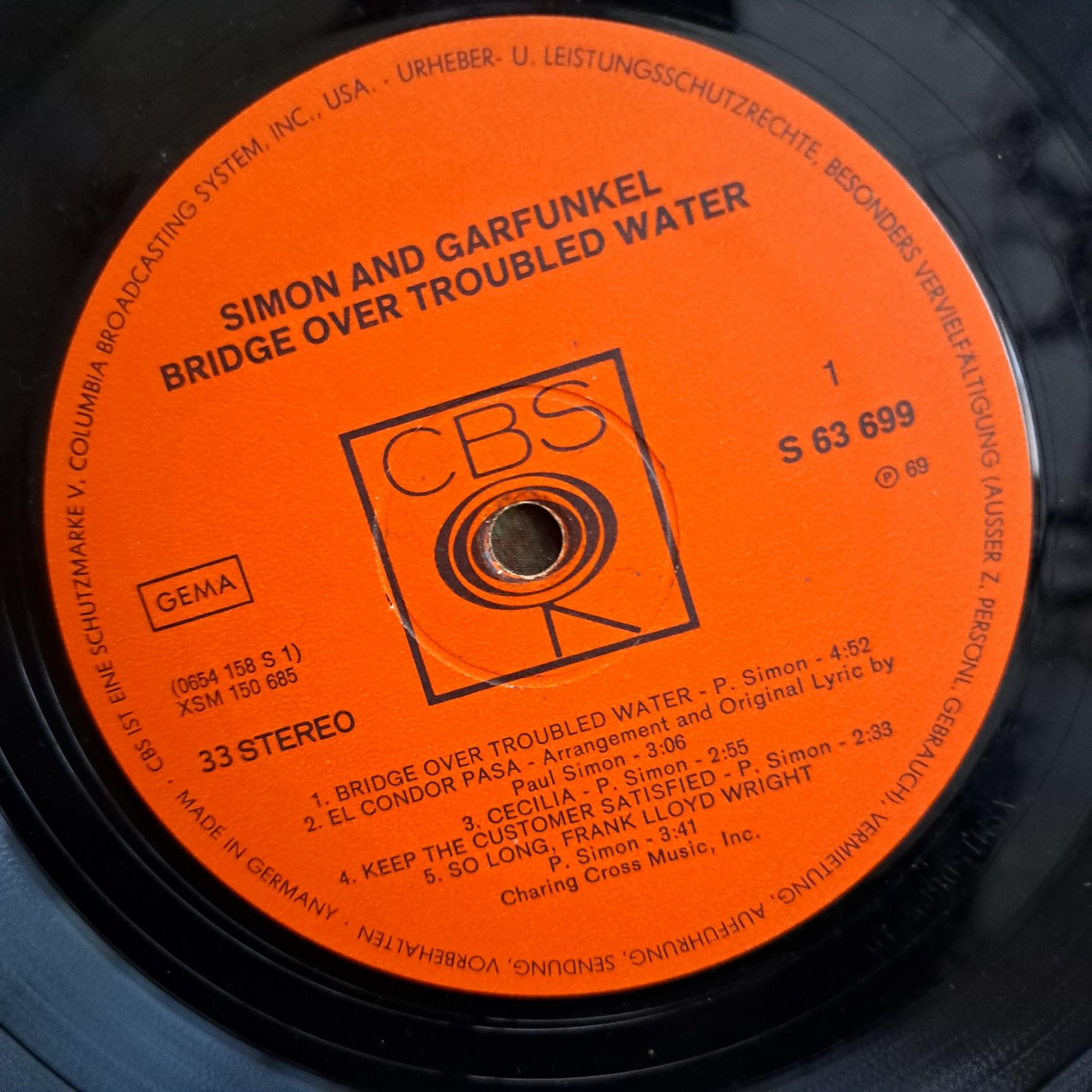 Simon And Garfunkel – Bridge Over Troubled Water - Disc VINIL LP VG - imagine 2