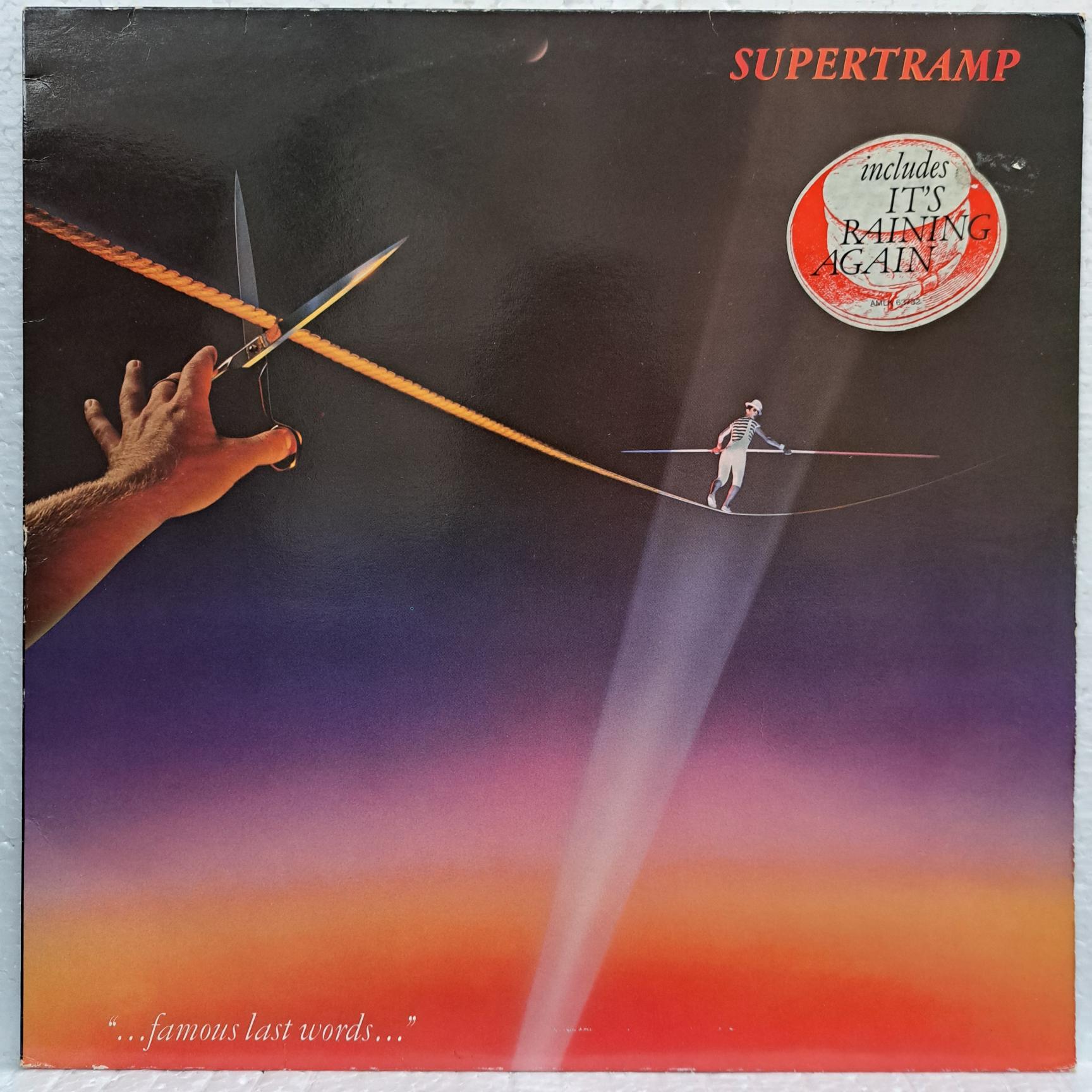 Supertramp – "...Famous Last Words..." - Disc VINIL LP VG+