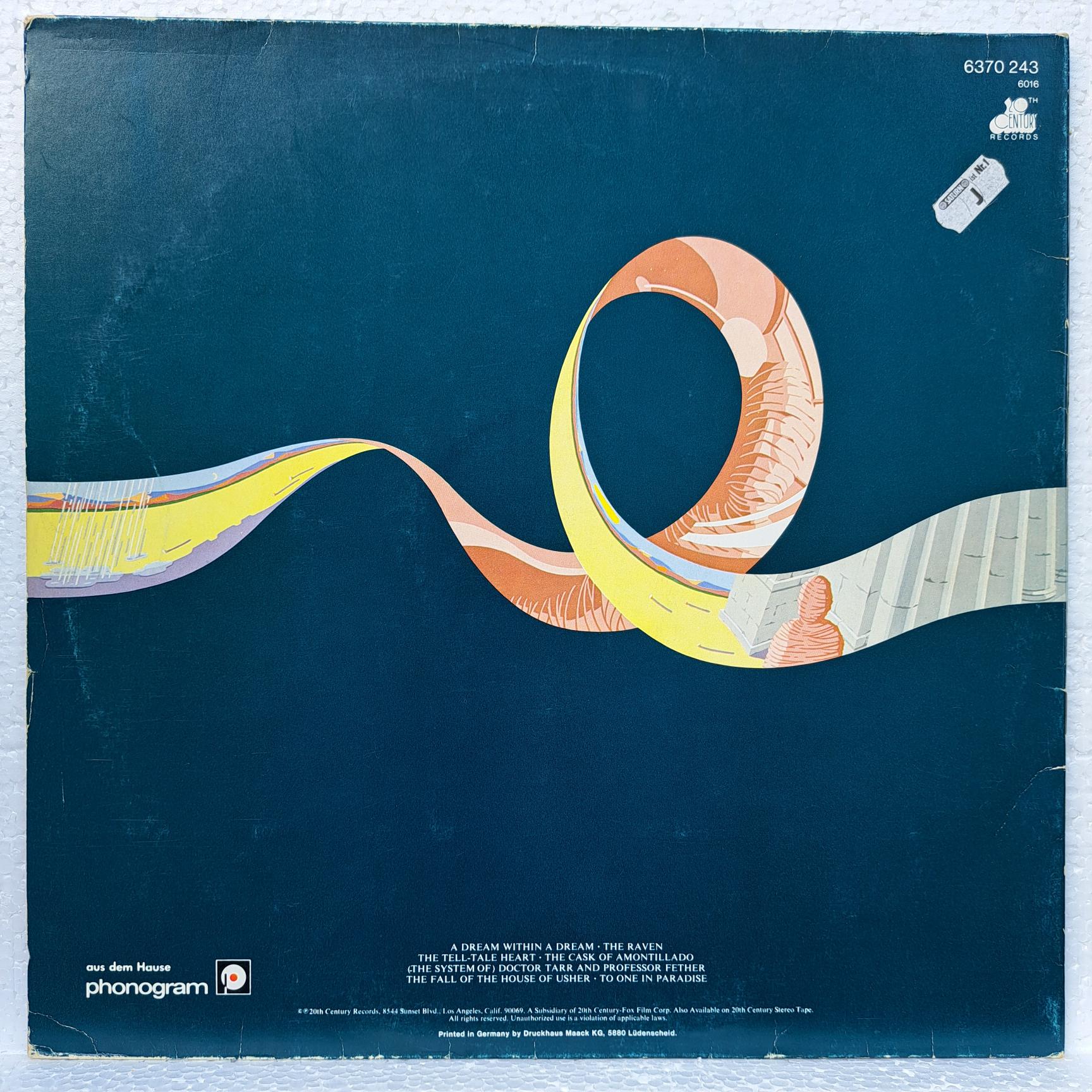 The Alan Parsons Project – Tales Of Mystery And Imagination - Disc VINIL LP EDITIE FRANTA - imagine 3