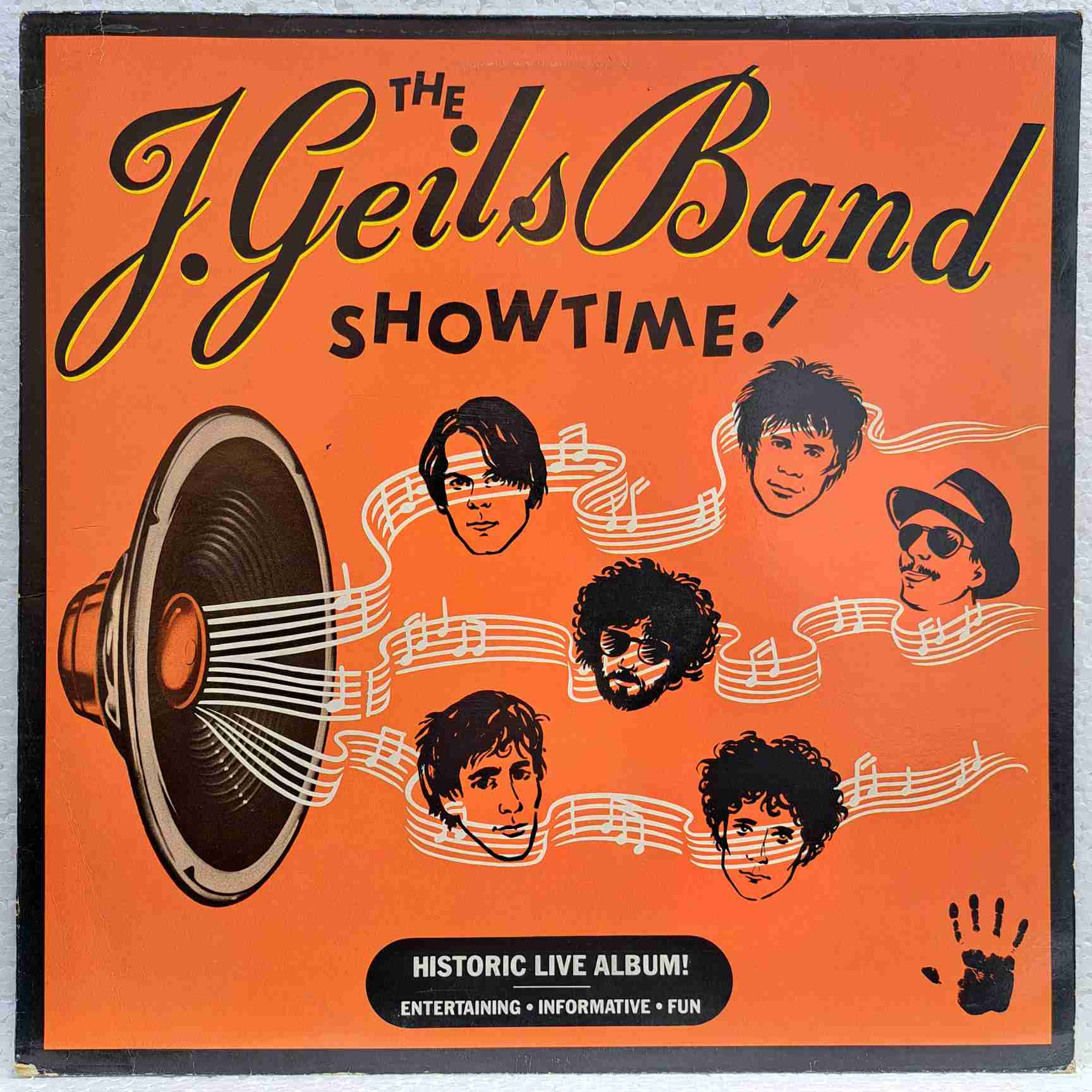 The J. Geils Band – Showtime! - Disc VINIL LP VG+
