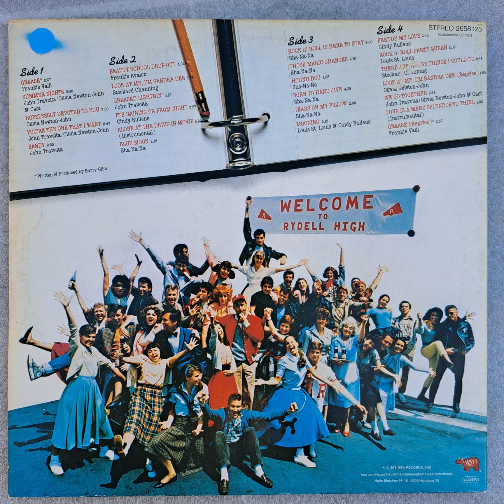 Grease (The Original Soundtrack From The Motion Picture) Disc vinil LP - imagine 3