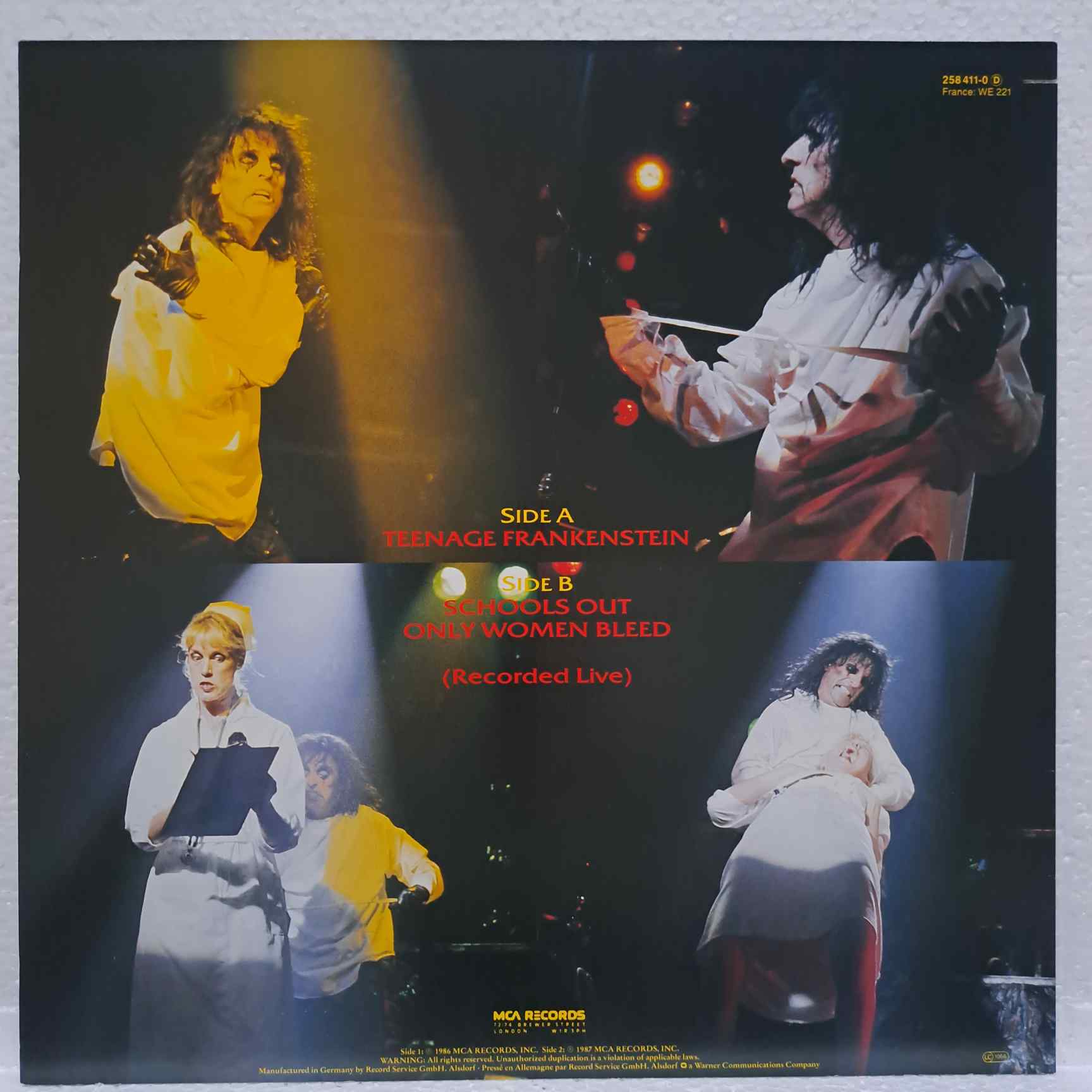 Alice Cooper – Teenage Frankenstein DISC VINIL MAXI VG+ (boxF) - imagine 3