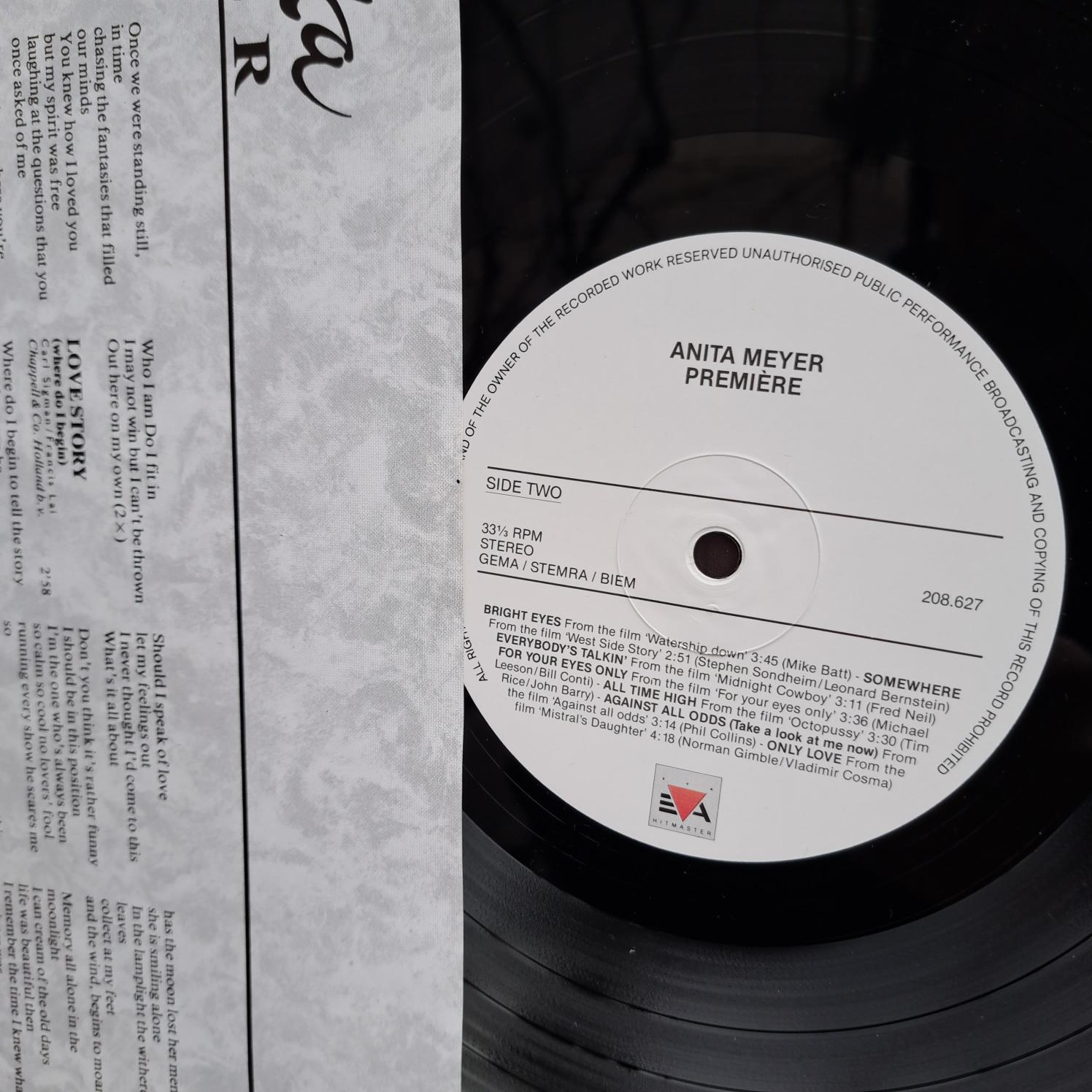 Anita Meyer – Première Disc VINIL LP VG+ - imagine 3