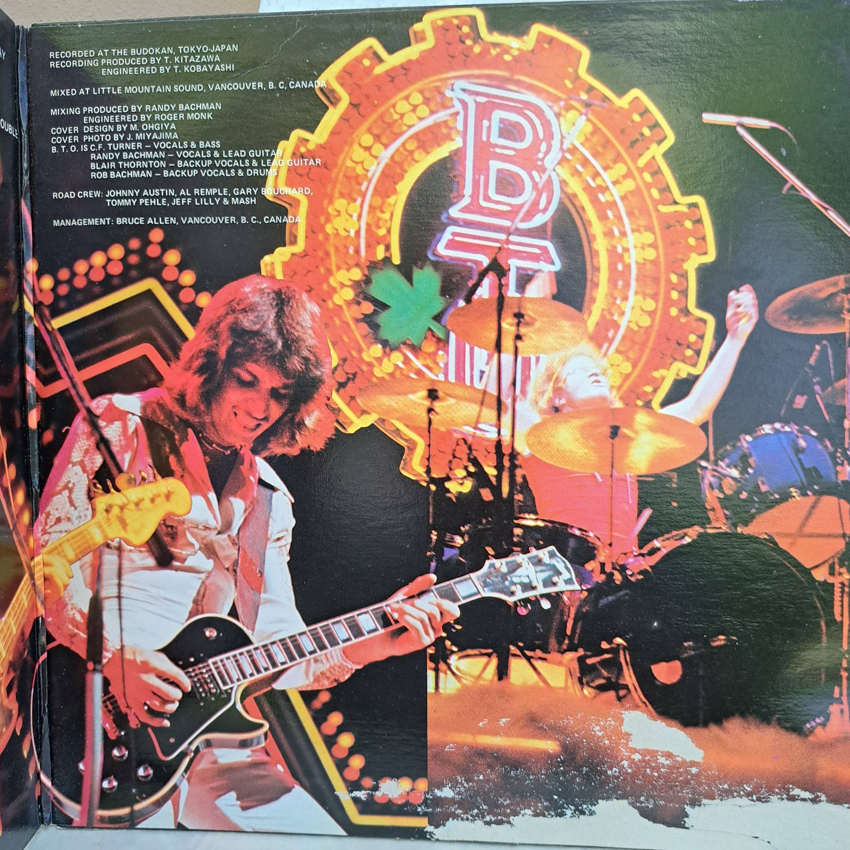 B.T.O. – B.T.O. Japan Tour – Disc VINIL LP VG VG+ (box5) - imagine 3