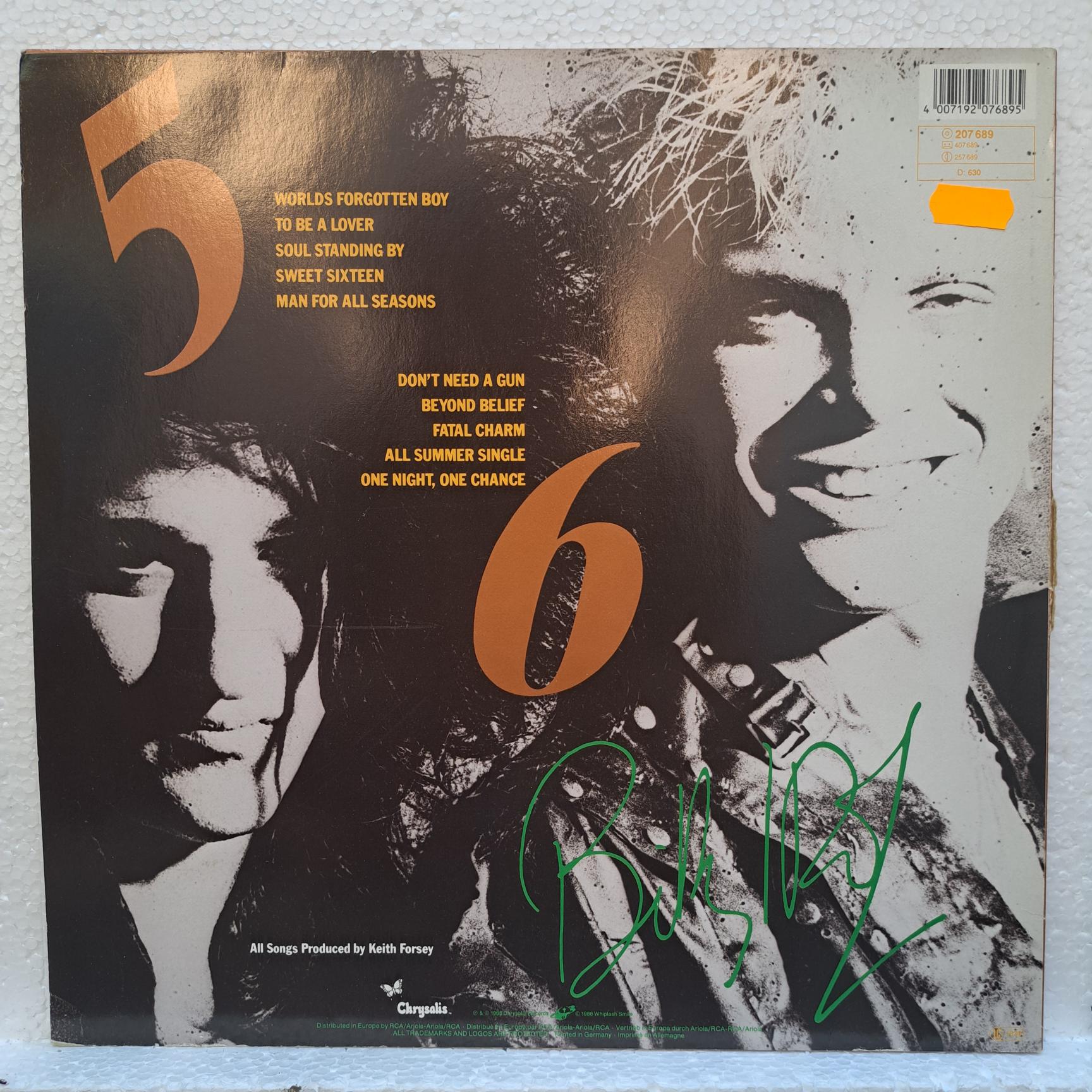 Billy Idol – Whiplash Smile DISC VINIL LP VG VG- (boxE) - imagine 3