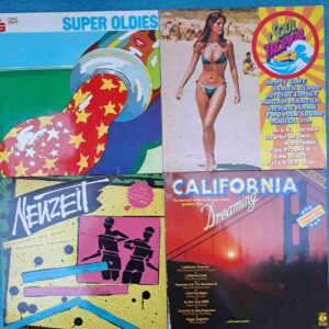 Black Blood, Osibia, Jimmy Cliff,  The Equals, Elton John, Falco, DAF, Cher 4 DISCURI VINIL LP  VG+   (boxD6)