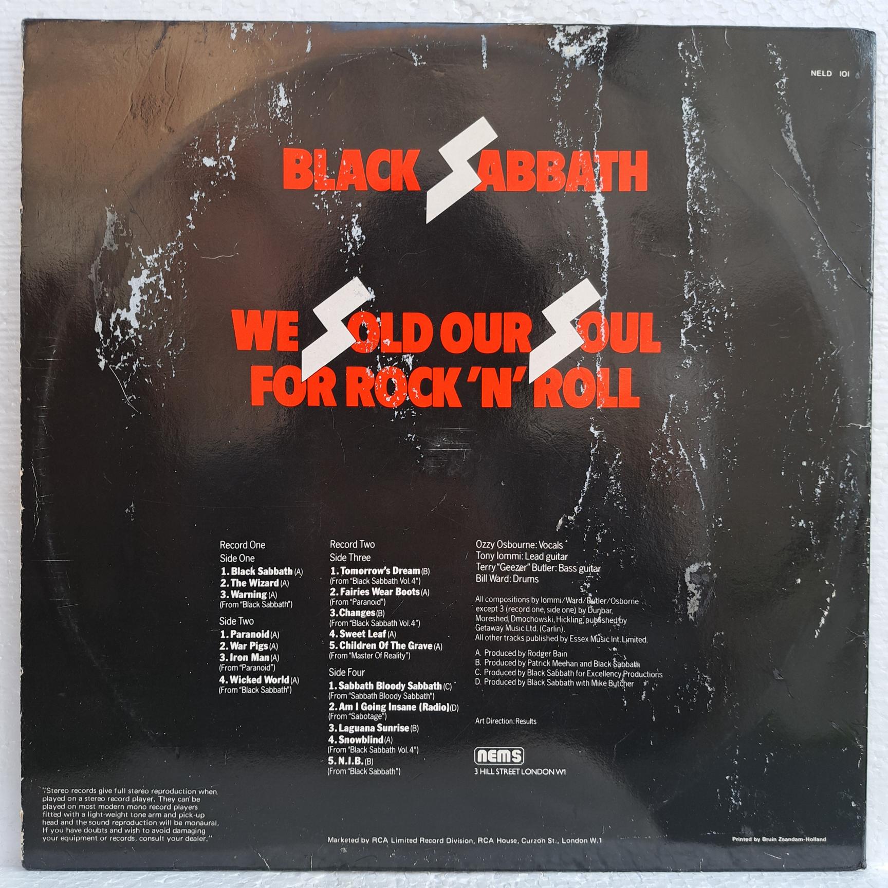 Black Sabbath – We Sold Our Soul For Rock 'N' Roll Disc VINIL LP VG VG+ (box2) - imagine 3