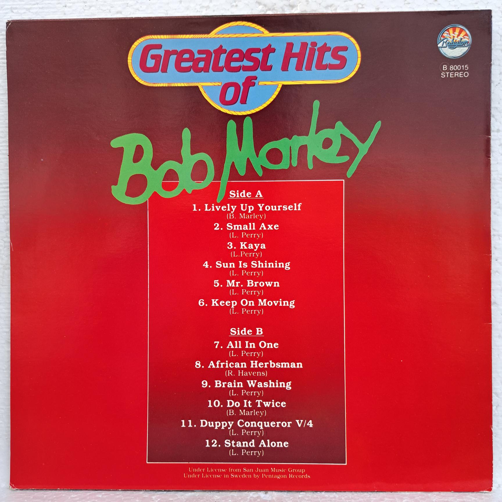 Bob Marley – Greatest Hits Of Disc VINIL LP VG VG+ (box5) - imagine 2