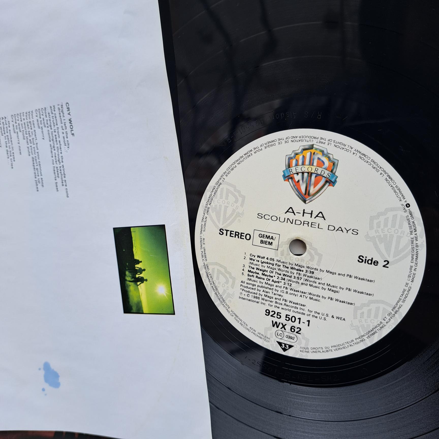 a-ha – Scoundrel Days Disc VINIL LP VG+ - imagine 3