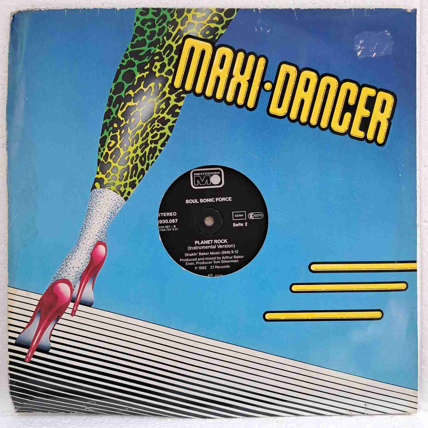 Afrika Bambaata & Soulsonic Force – Planet Rock – Disc MAXI LP VG+