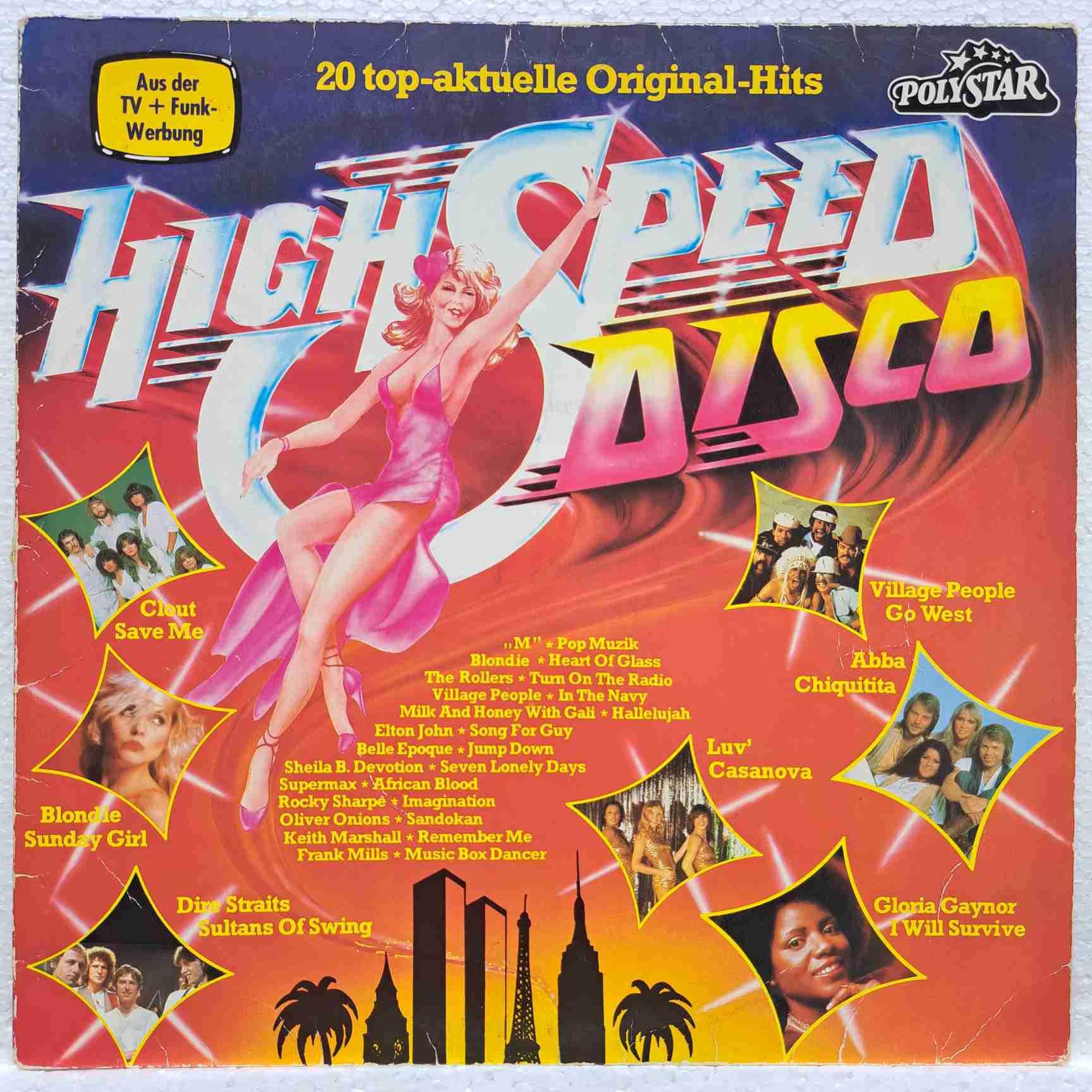 High Speed Disco - ABBA, Blondie, Village People, Gloria Gaynor - Disc VINIL LP VG+